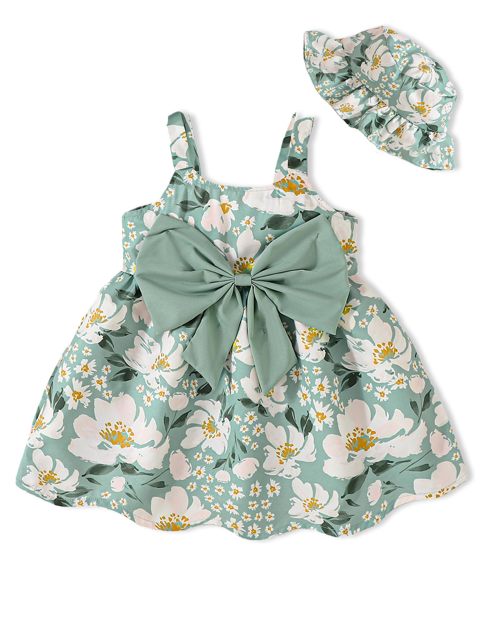 Newborn Infant Clothes Baby Girl Dress Summer Toddler Outfit Cute Girl Romper Skirt Set+Headband WEBE CLOTHING