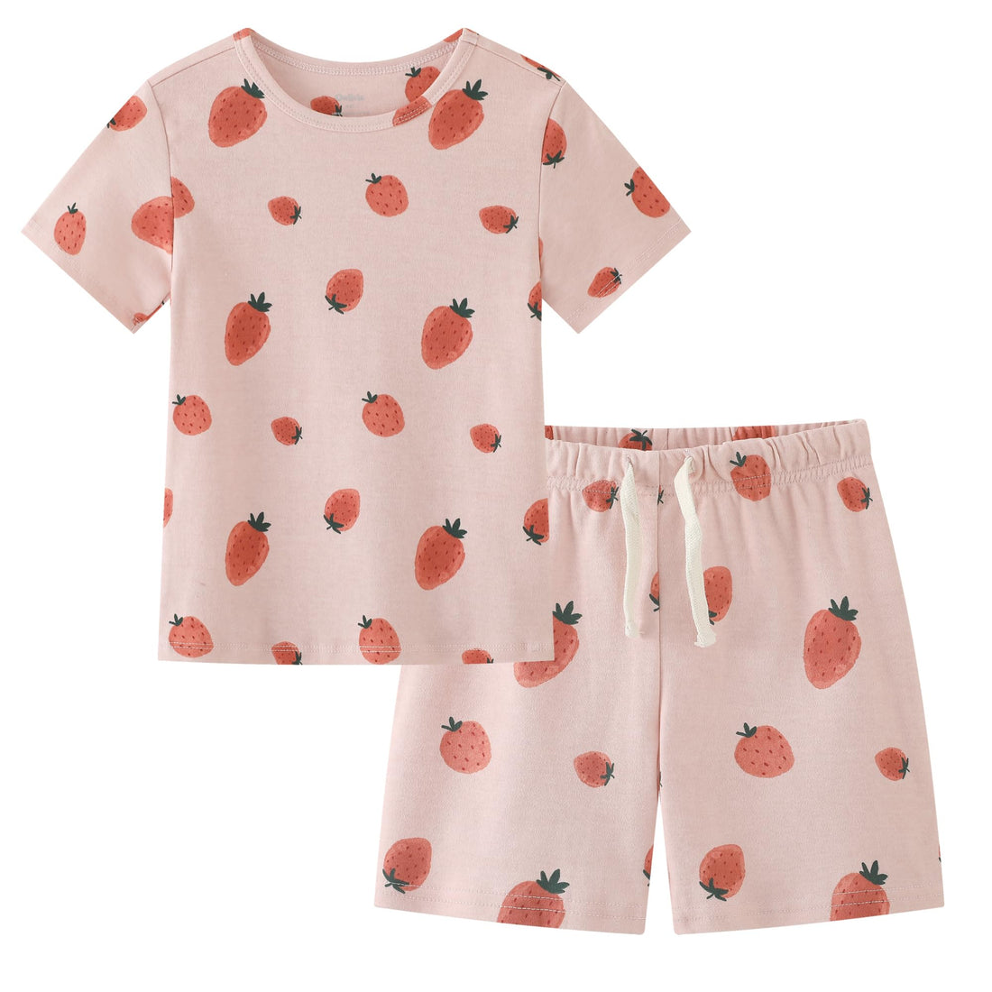 Owlivia 100% Organic Cotton Baby Short Sleeve Pajama Sets, Toddler Boy Girl 2-Piece Sleepwear