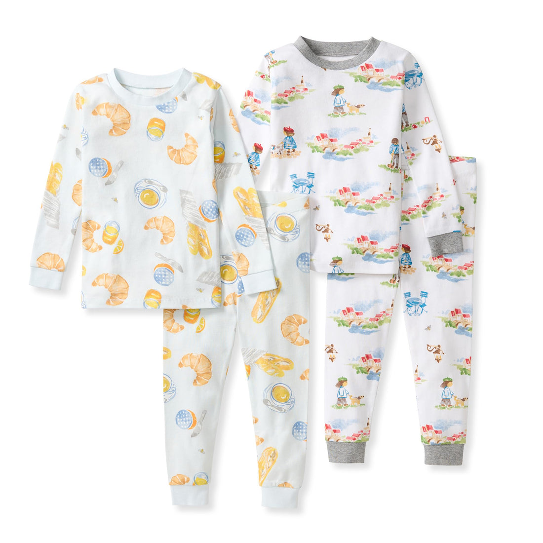 Burt's Bees Baby Organic Cotton Pajamas for Boys, 100% Cotton Pajama Set for Toddlers and Kids, Soft and Stretchable Fabric