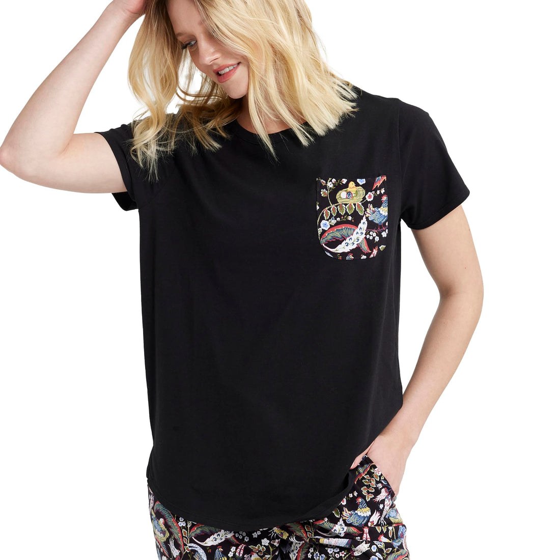 Vera Bradley Women's Cotton Short Sleeve Crewneck Pajama T-Shirt WEBE CLOTHING