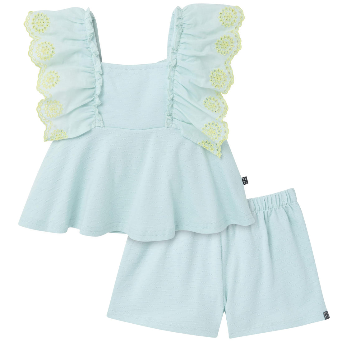 Modern Moments by Gerber Baby Girls' 2-piece Gauze Top & Short Set WEBE CLOTHING