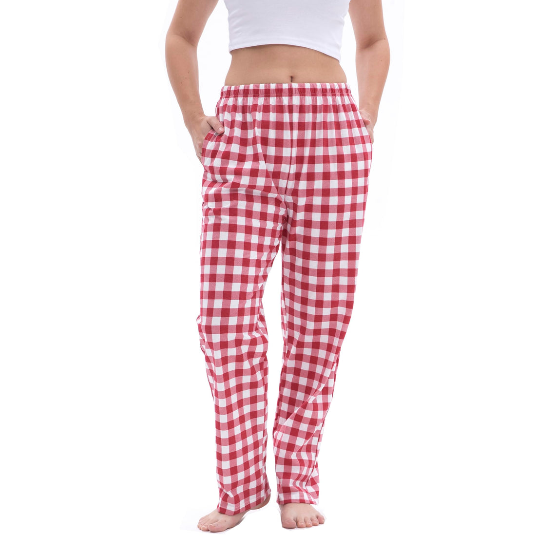 SAMGU Women's Pajama Pants, Soft Cotton Sleep Lounge Pants, Comfy Homewear pjs, Elatic Waist Pajama Bottom Pants for Women