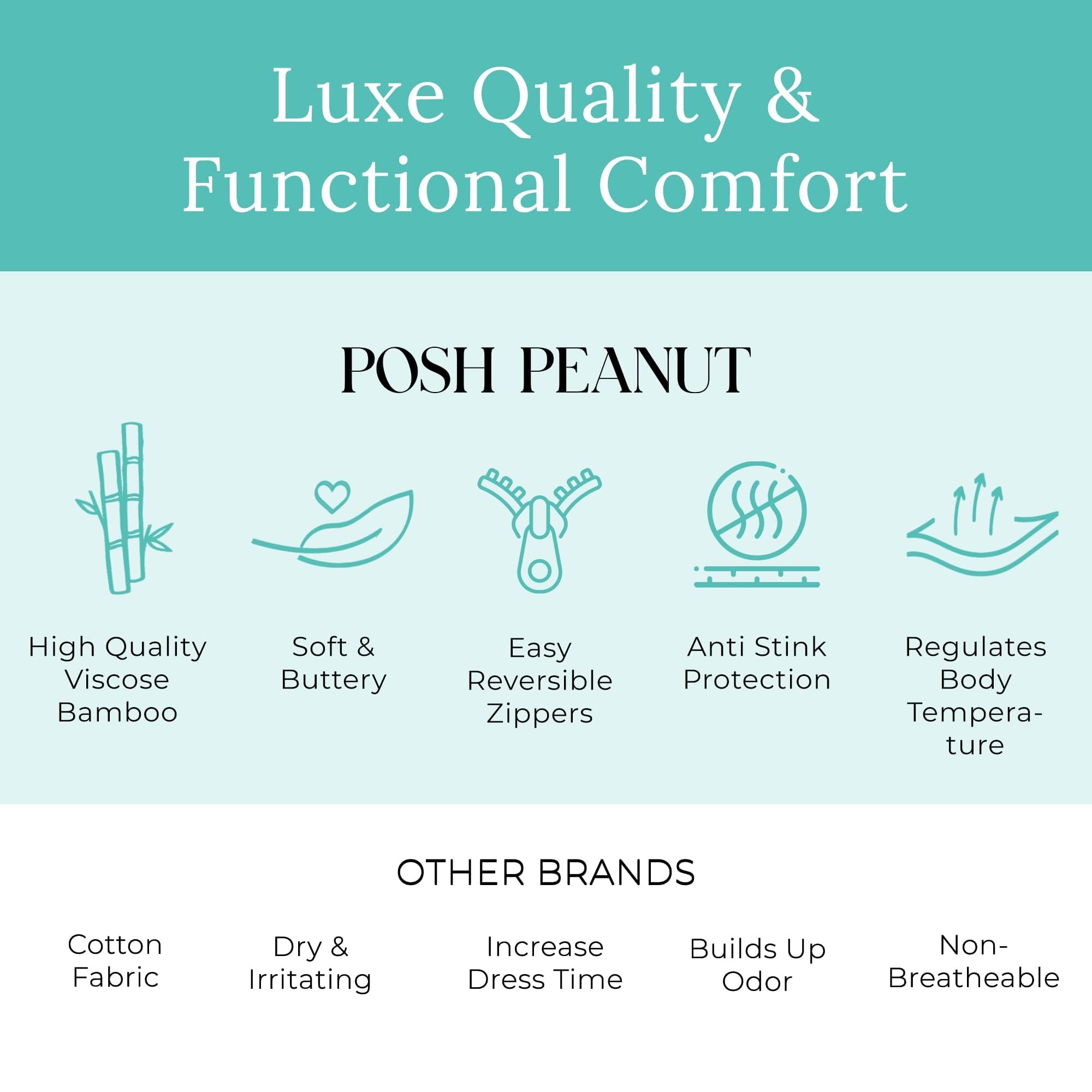 Posh Peanut Boys Pajamas - PJs for Kids Made of Soft Viscose from Bamboo, Long Sleeve Toddler PJs & Matching Boys Pajama Sets WEBE CLOTHING