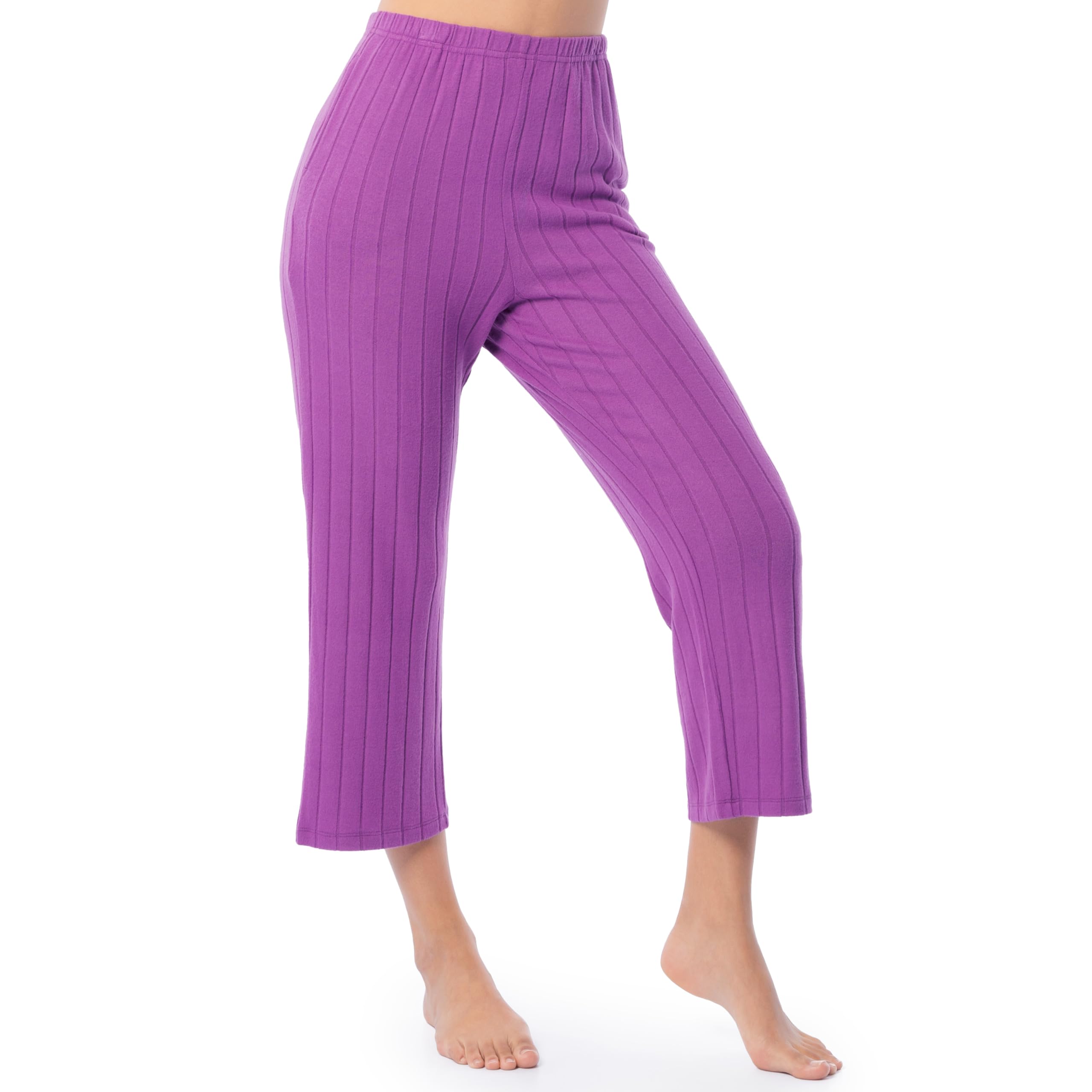 Fruit of the Loom Women's Dolman Sleeve and Cropped Pant Sleep Set