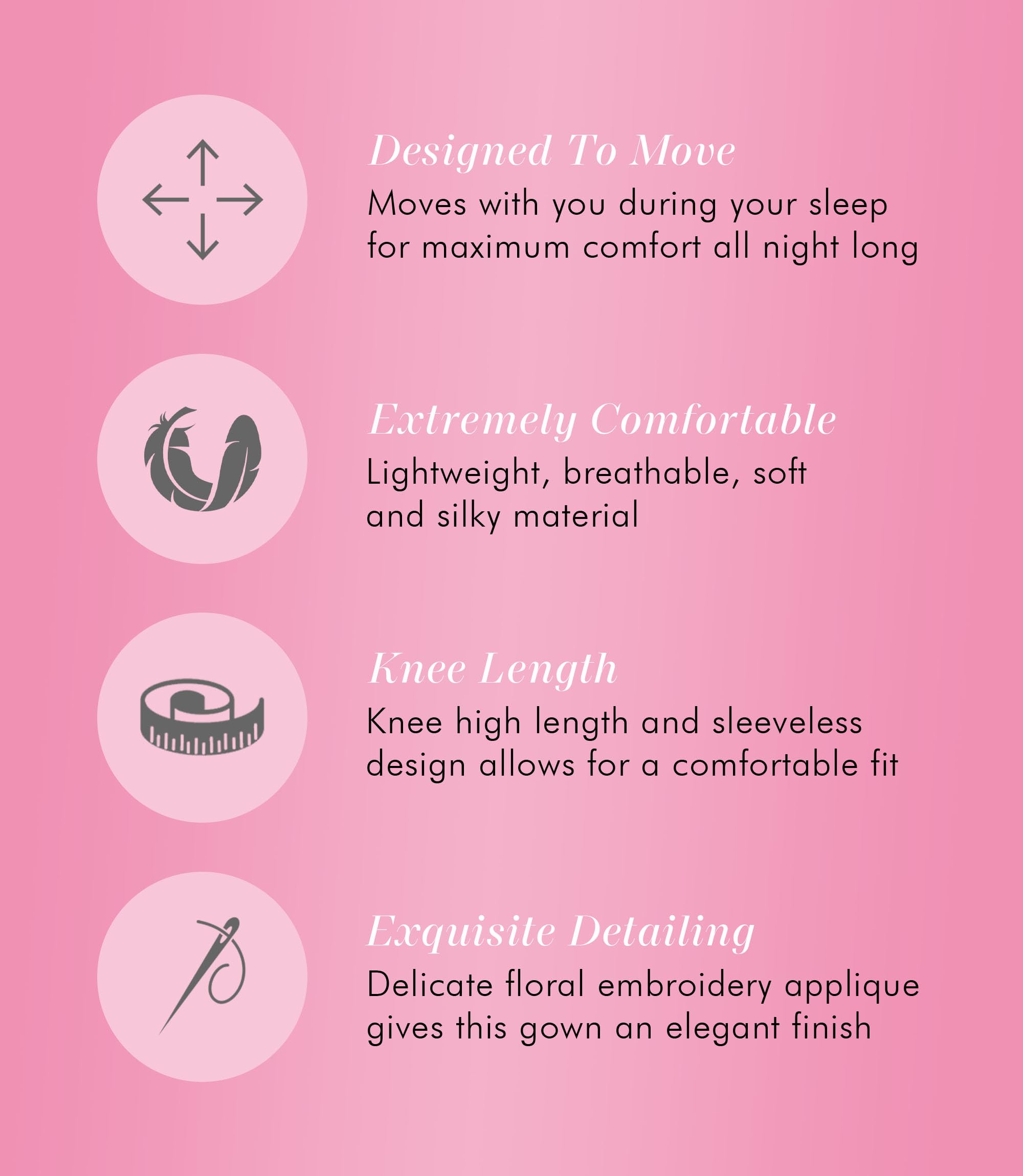 Exquisite Form Women's 30107 Nylon Tricot Sleeveless Short Knee Length Nightgown WEBE CLOTHING
