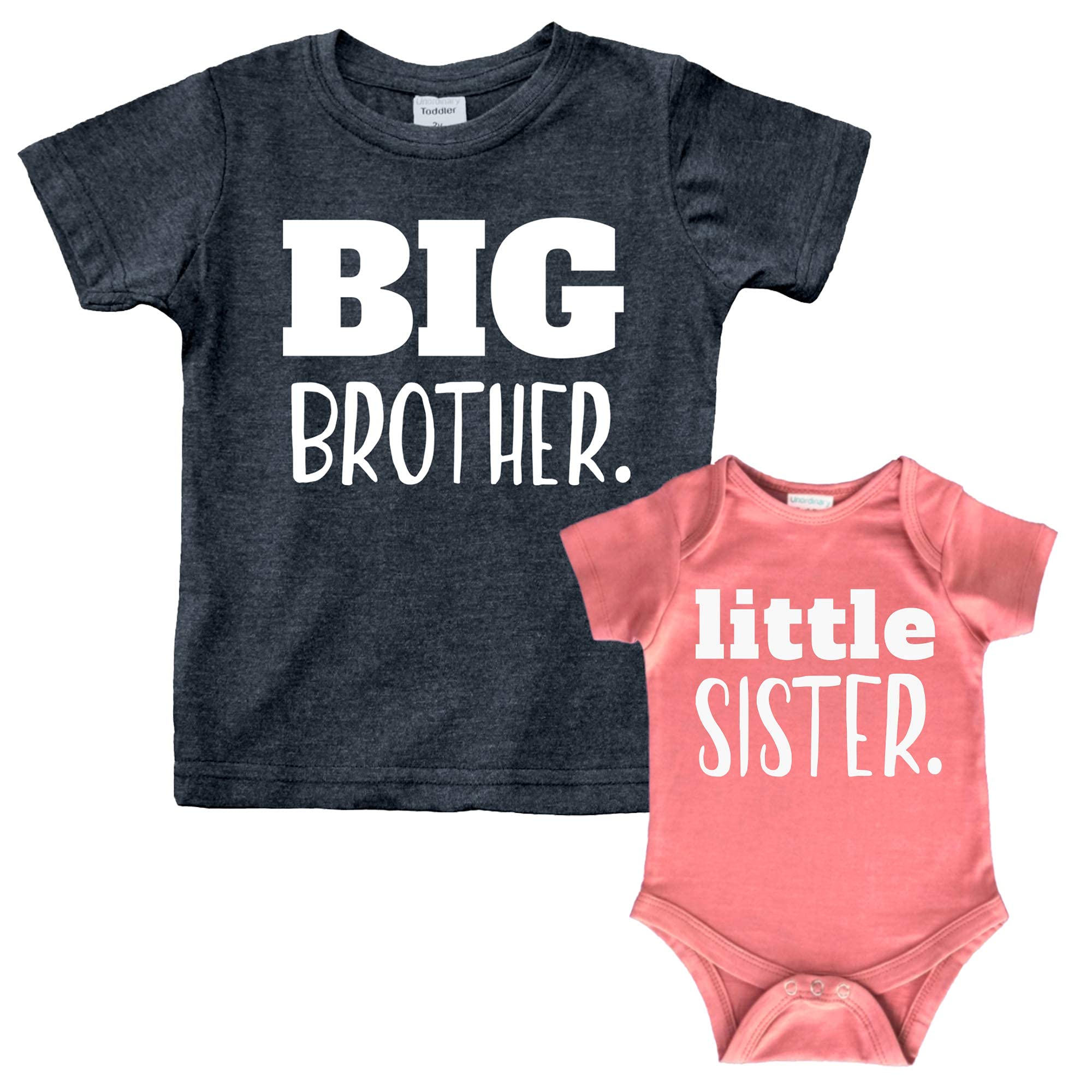 Unordinary Toddler Big Brother Little Sister Outfits brother sister Sibling Matching Baby Newborn Girl Set WEBE CLOTHING