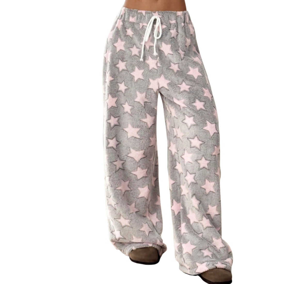 Leopard Pants Women Therian Fuzzy Pajama Pants Y2k Cheetah Pants Grunge High Waisted Fluffy Pants
