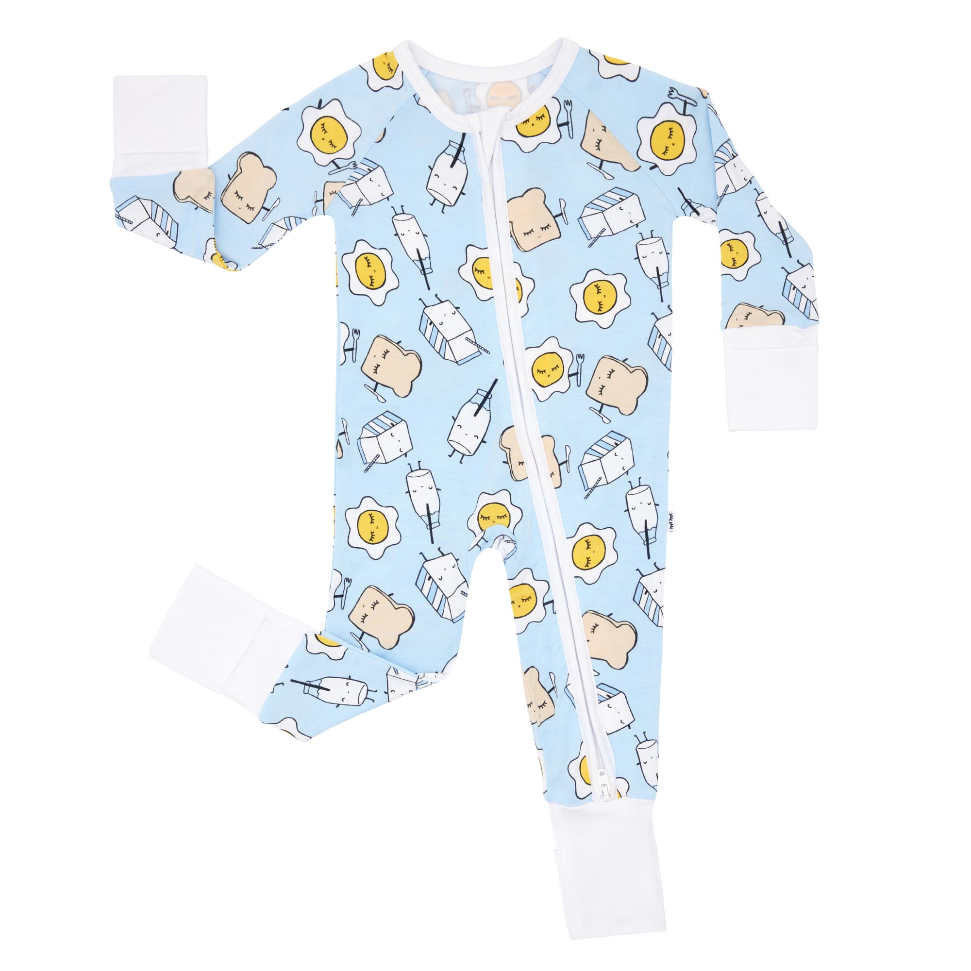 Little Sleepies Pajamas for Baby Boys & Girls, Viscose from Bamboo Baby Pajamas, Sleepers, 2-Way Zipper PJs