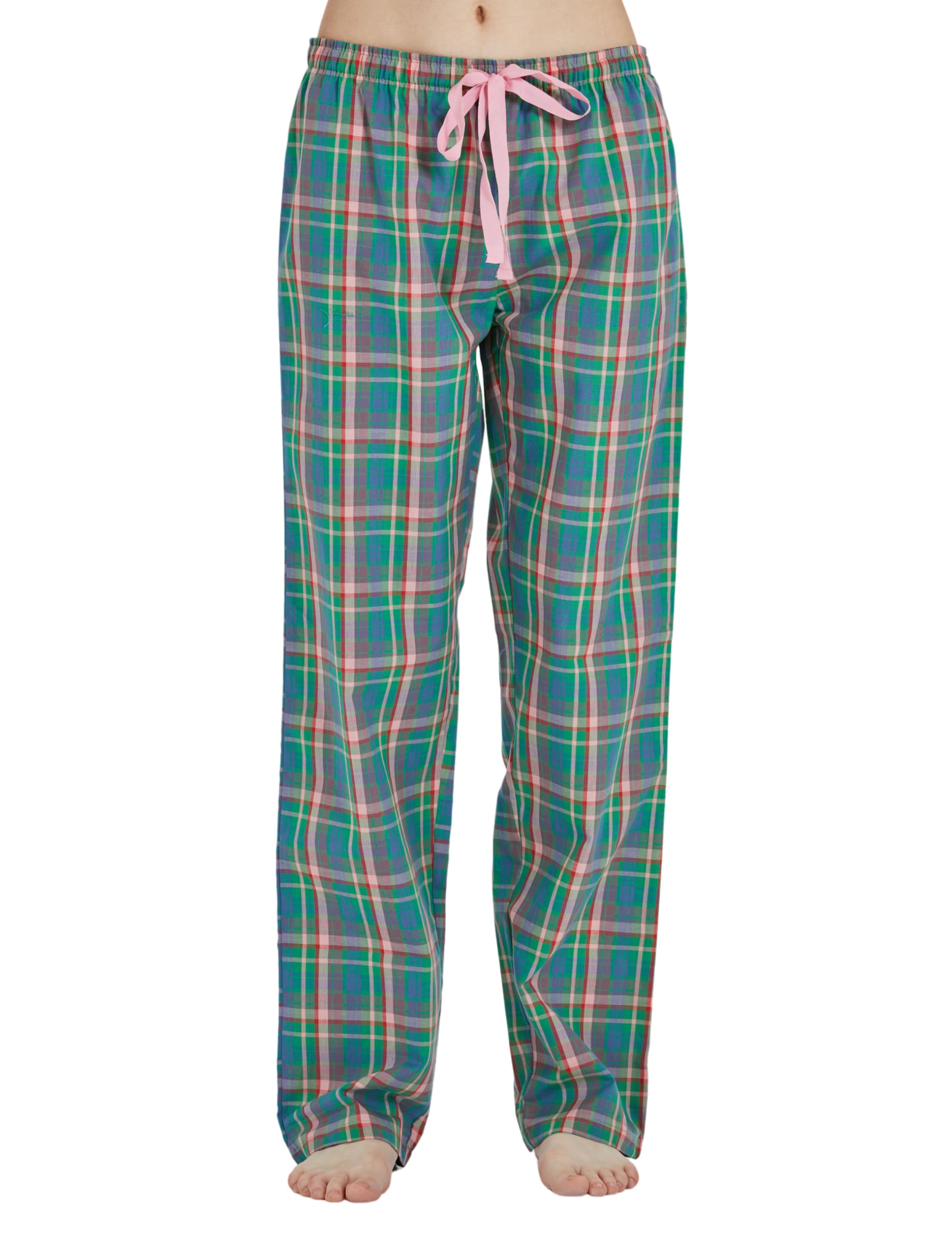 CYZ Women's 100% Cotton Woven Poplin Sleep Pajama Pants