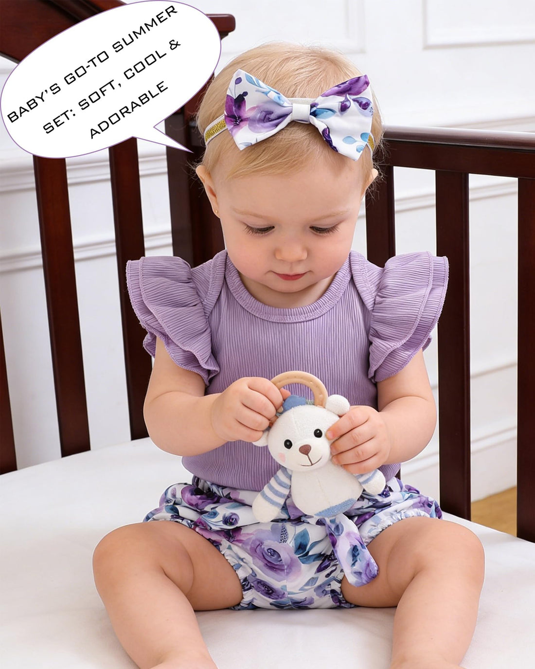 Newborn Infant Clothes Baby Girl Dress Summer Toddler Outfit Cute Girl Romper Skirt Set+Headband WEBE CLOTHING