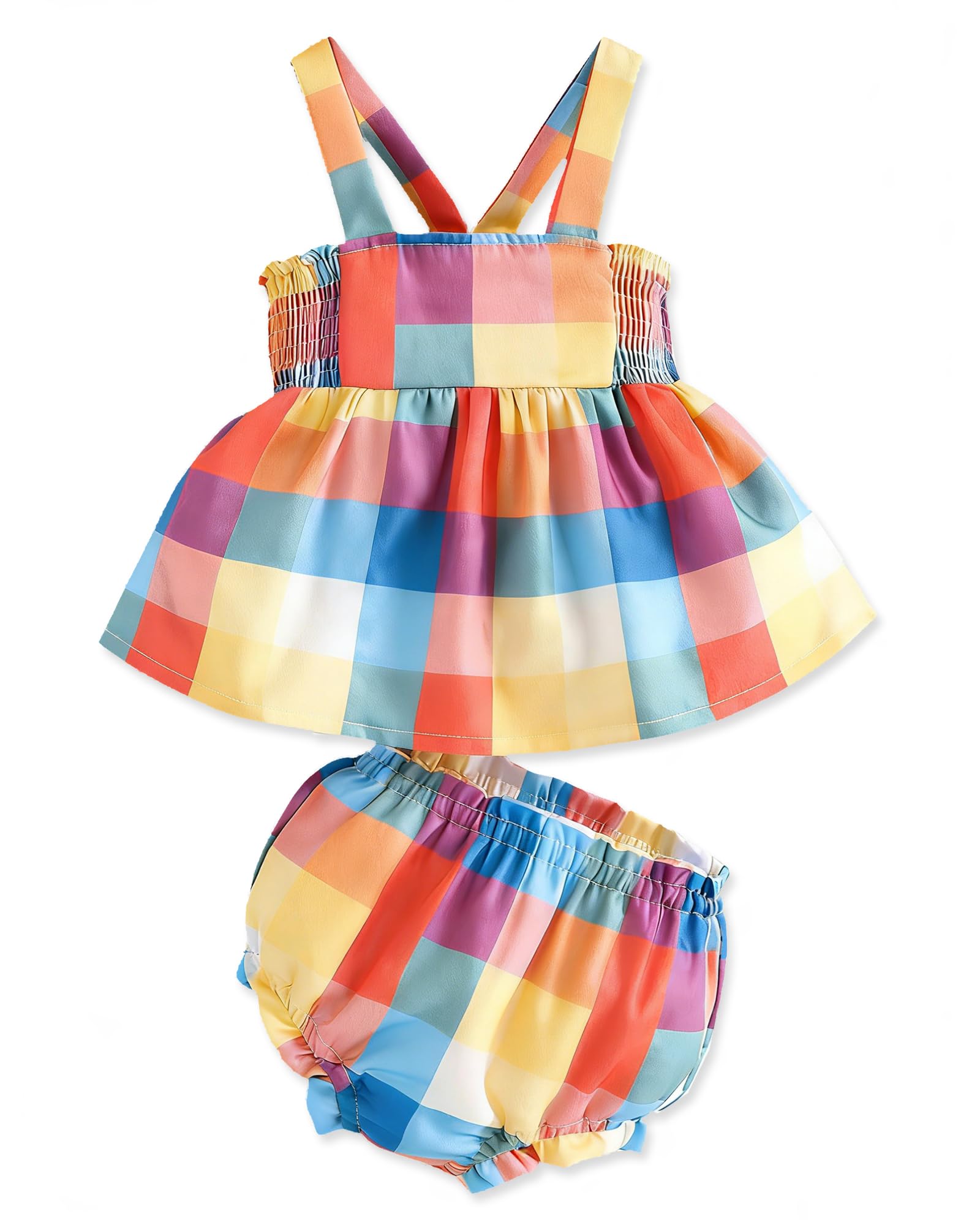 Newborn Baby Girl Clothes Summer Outfits Infant Ruffle Sleeveless Cute Bow Tank Tops 3 6 12 18 Months WEBE CLOTHING