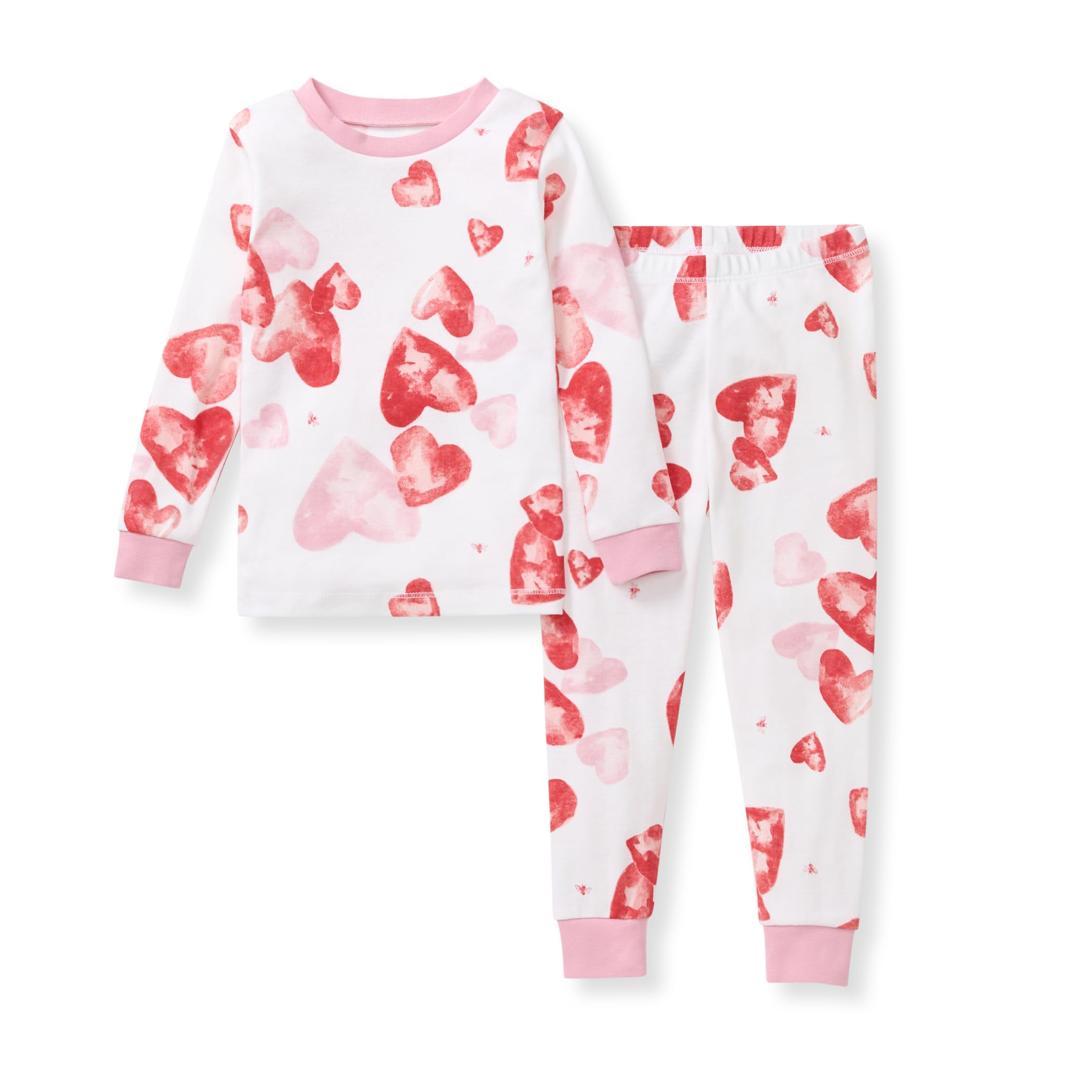 Burt's Bees Baby Organic Cotton Pajamas for Girls,100% Cotton Pajama Set