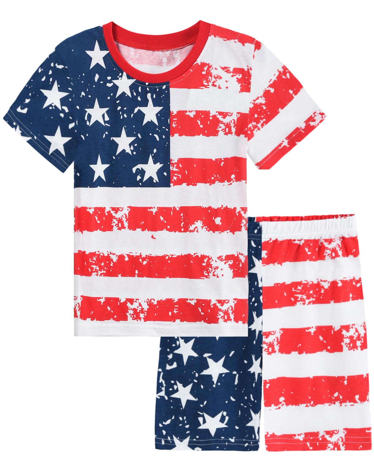 Little Hand Toddler Boys Pajamas Kids Dinosaur Summer PJS Monster Truck Boy Tractor Jammies Hockey Short Sets 2-7 Years