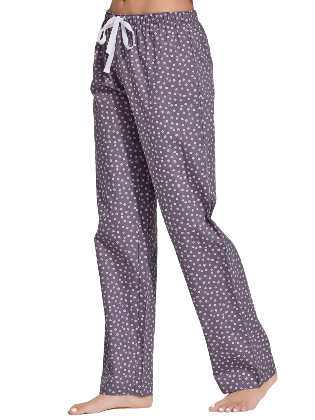 CYZ Women's 100% Cotton Woven Poplin Sleep Pajama Pants