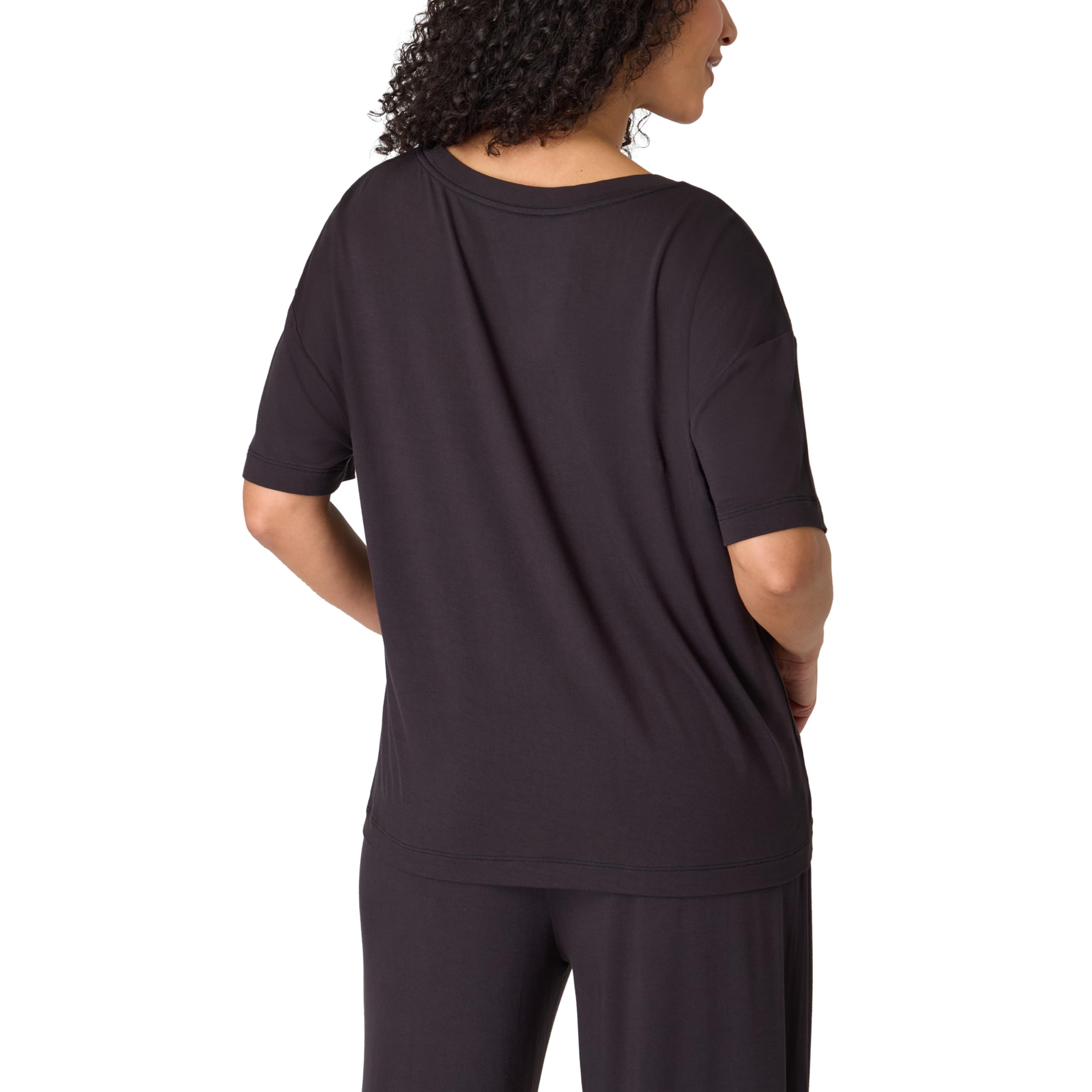 Bali Women's Sleepwear T-Shirt, Breathe Short-Sleeve Pajama Tee, Boxy Sleepwear Tee for Women WEBE CLOTHING