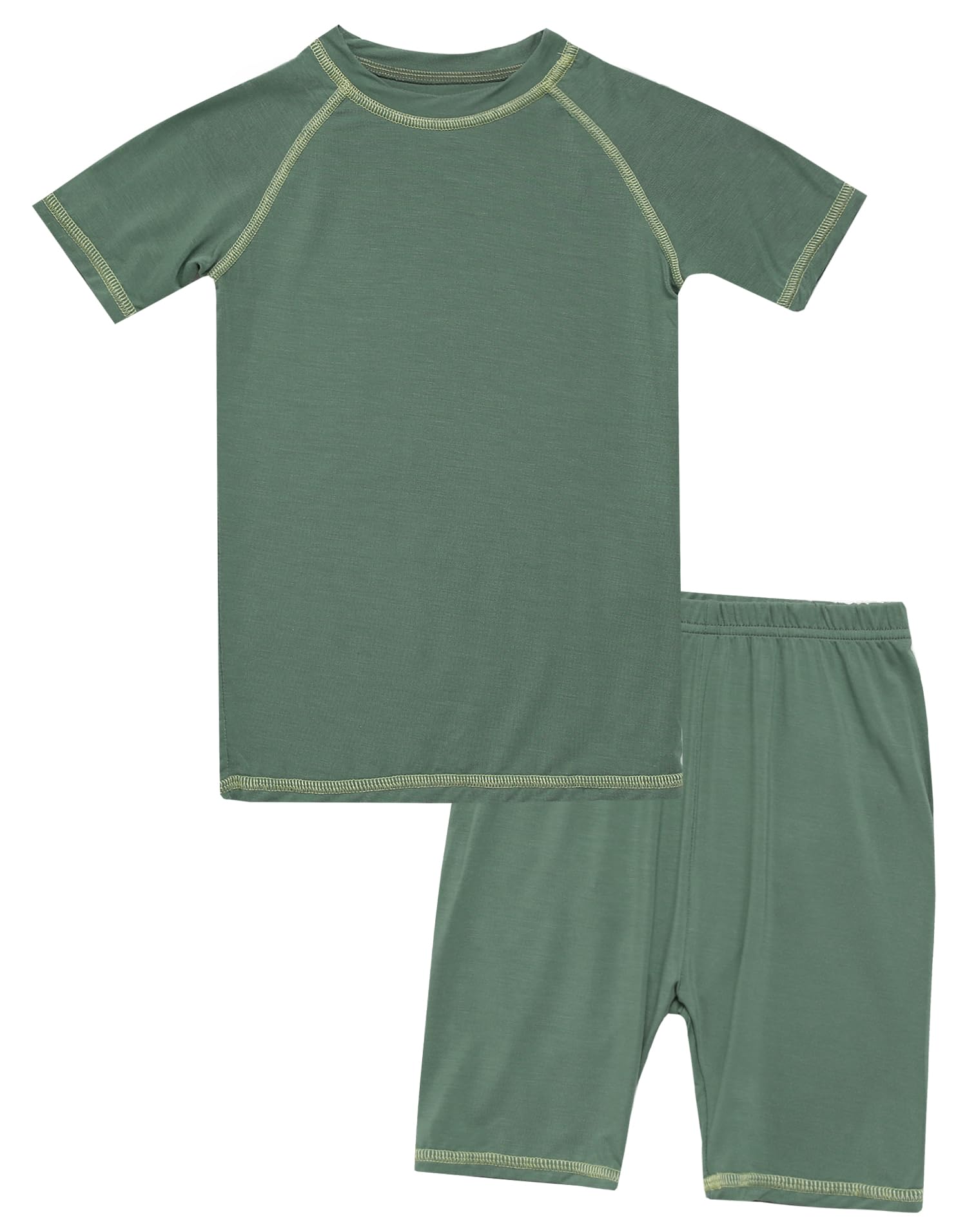 VAENAIT BABY Infant Toddler Junior Girls Boys Pajamas Sleepwear Rayon from Bamboo Short Summer Pjs Set 6M-12Y WEBE CLOTHING