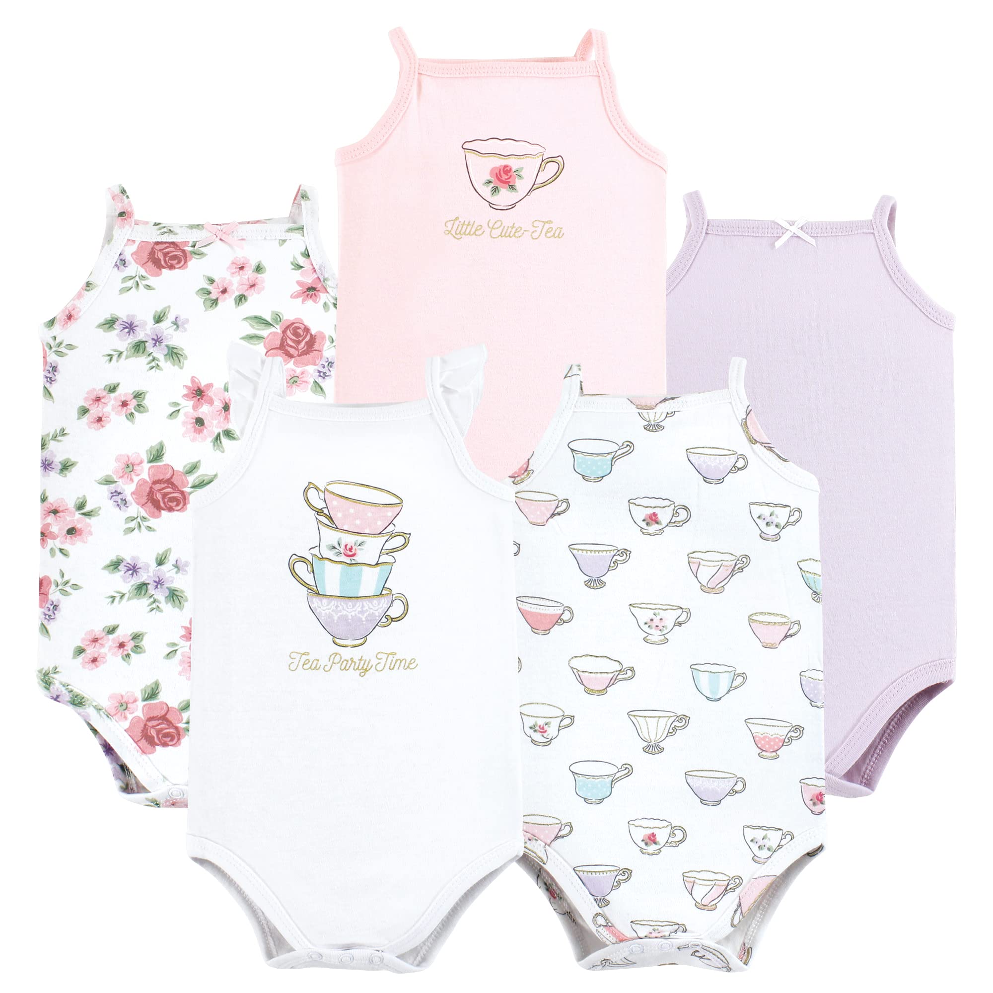 Hudson Baby Unisex Baby Cotton Sleeveless Bodysuits WEBE CLOTHING