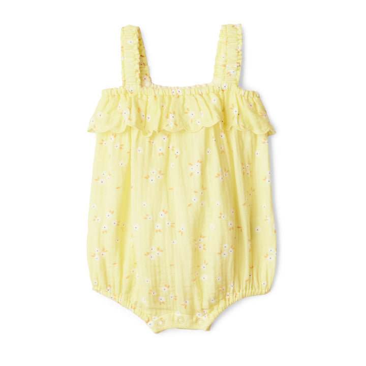 Amazon Essentials x Sofia Grainge Baby Girls' Cotton Gauze Sleeveless Romper WEBE CLOTHING
