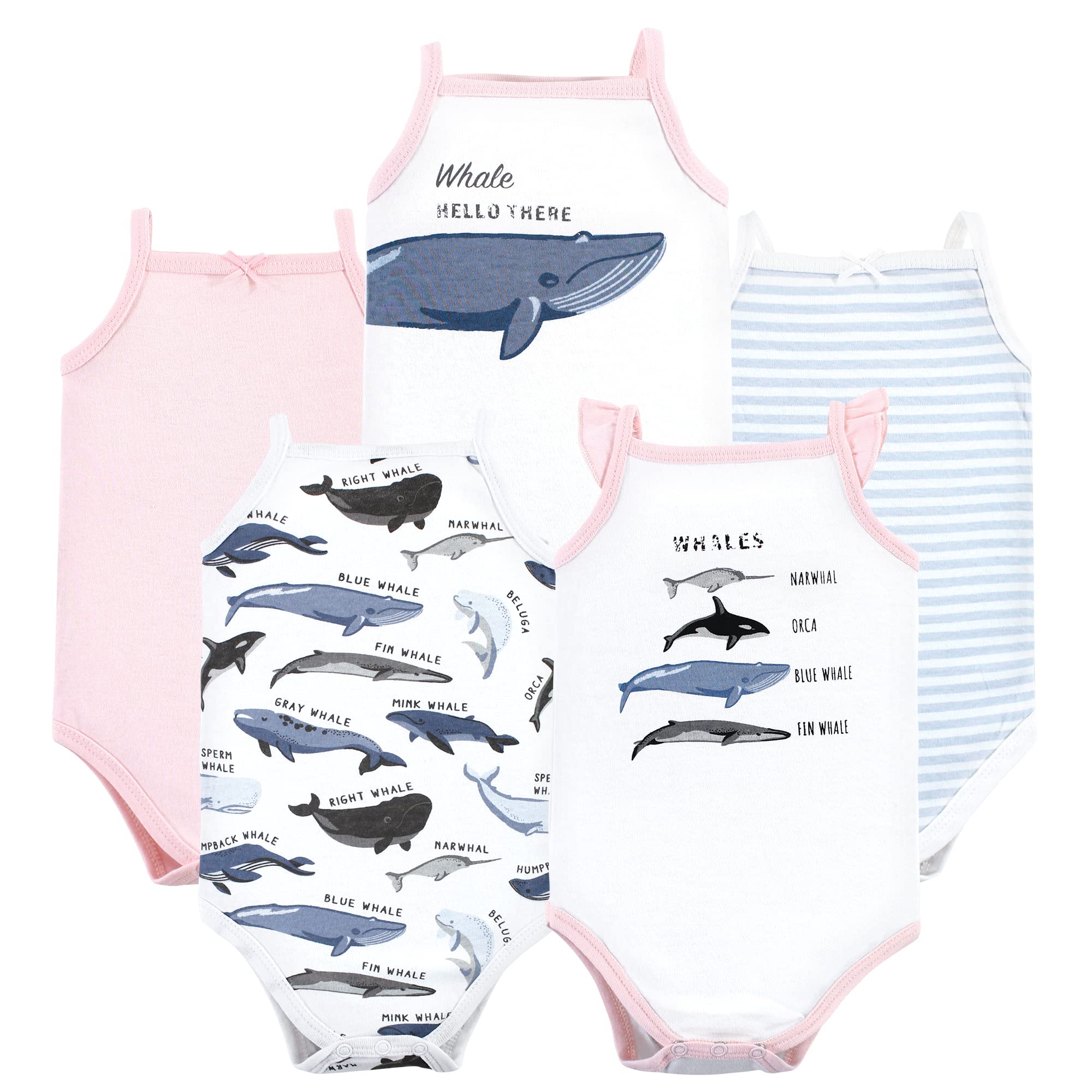 Hudson Baby Unisex Baby Cotton Sleeveless Bodysuits WEBE CLOTHING