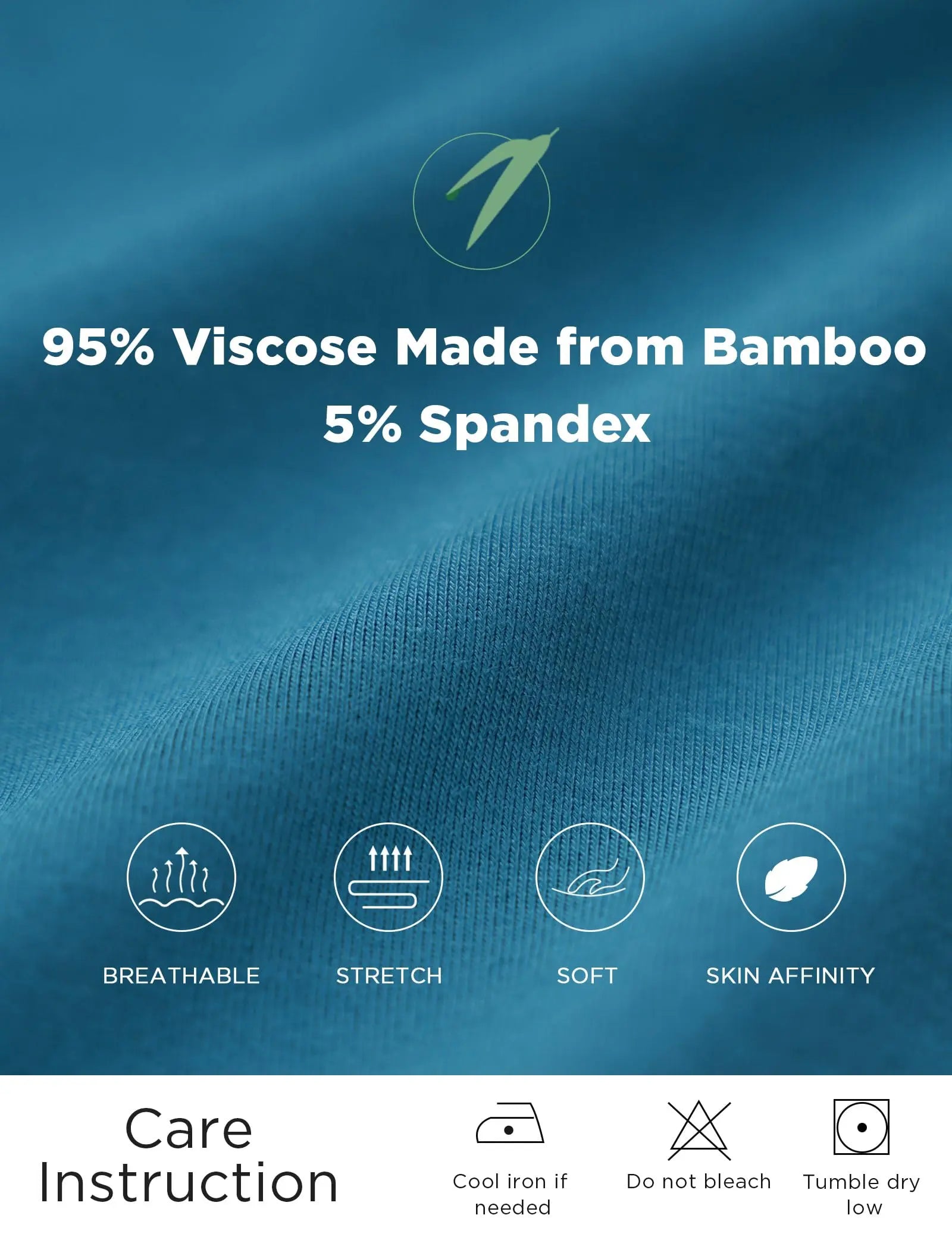 GYS Bamboo Viscose Pajamas Tops for Women, Cooling Basic T-Shirt, Soft Short Sleeve Sleep Shirts, Lightweight Pj Shirt