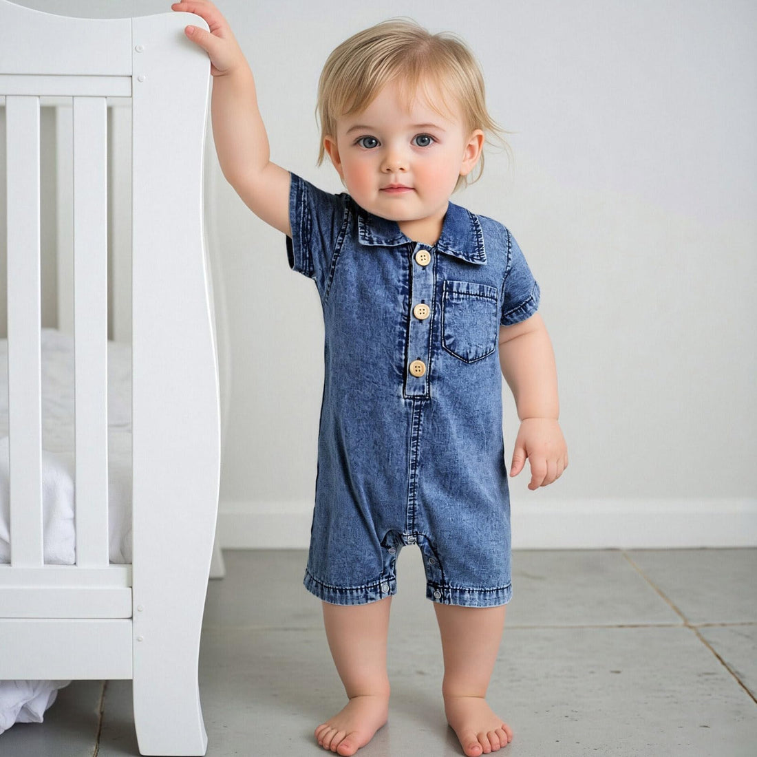 Summer Toddler Girl Jumpsuit Shorts Little Girl Overalls Clothes Baby Jean Romper Jumpsuit One Piece Outfit WEBE CLOTHING