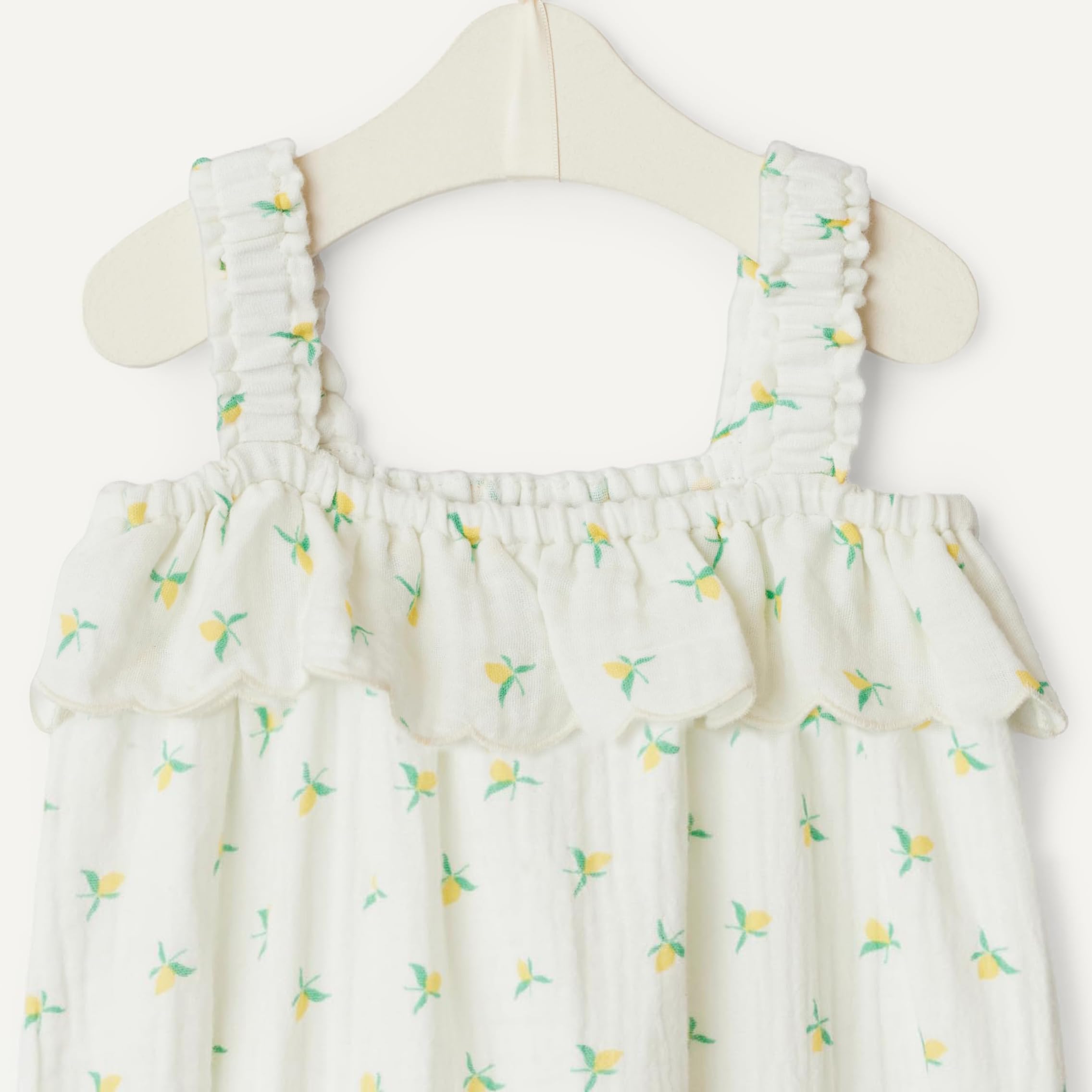 Amazon Essentials x Sofia Grainge Baby Girls' Cotton Gauze Sleeveless Romper WEBE CLOTHING
