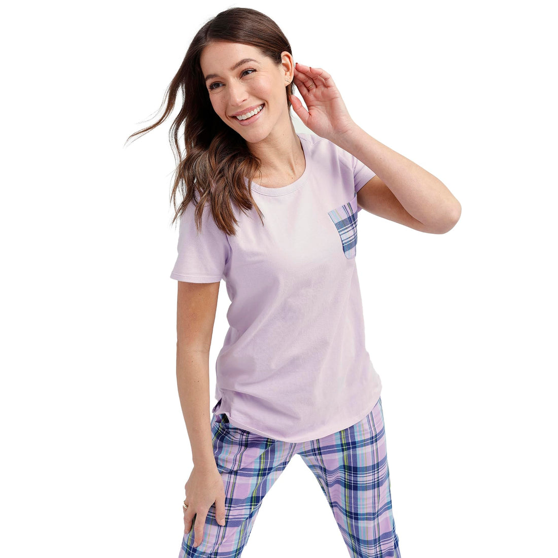 Vera Bradley Women's Cotton Short Sleeve Crewneck Pajama T-Shirt WEBE CLOTHING