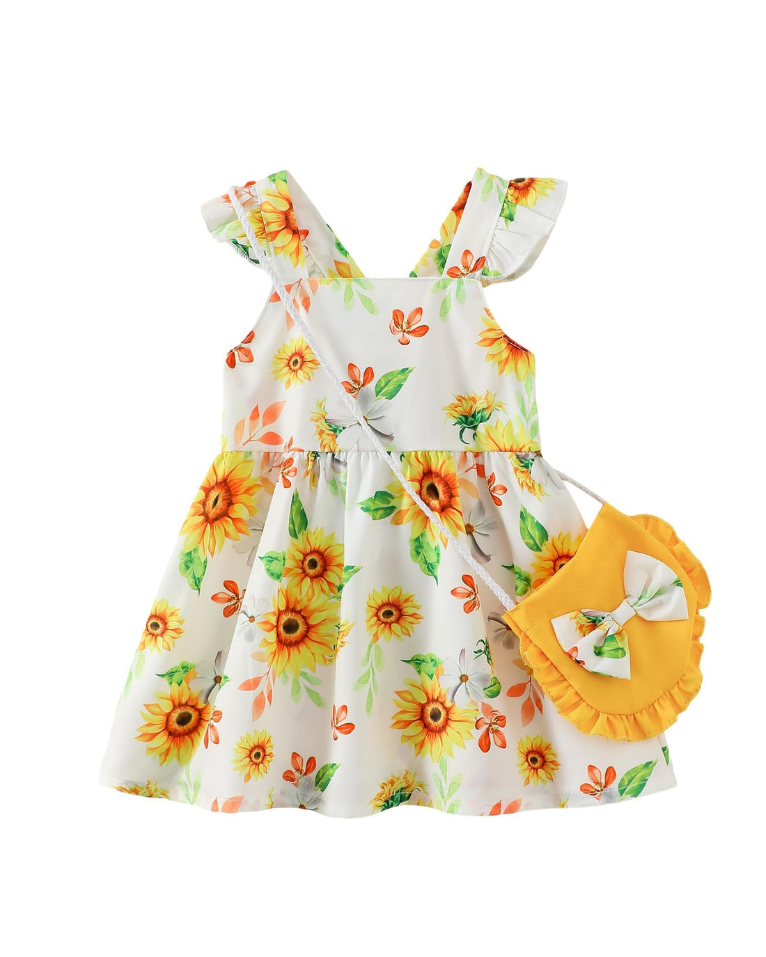 Mioglrie Baby Girl Clothes Newborn Dress Summer Toddler Girls' Clothing Casual Sundress with Cute Bag Infant Outfits WEBE CLOTHING