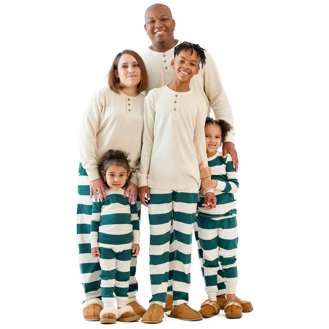 Butterblu JAMIE Matching Family Jammies Christmas Pajamas Organic Cotton PJs Womens, Mens, Kids, Toddlers, Baby, Pets