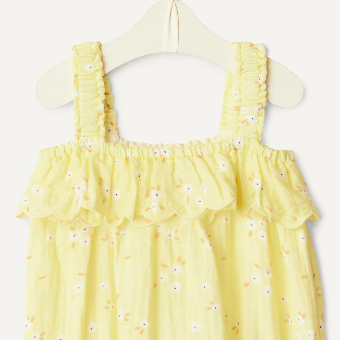 Amazon Essentials x Sofia Grainge Baby Girls' Cotton Gauze Sleeveless Romper WEBE CLOTHING