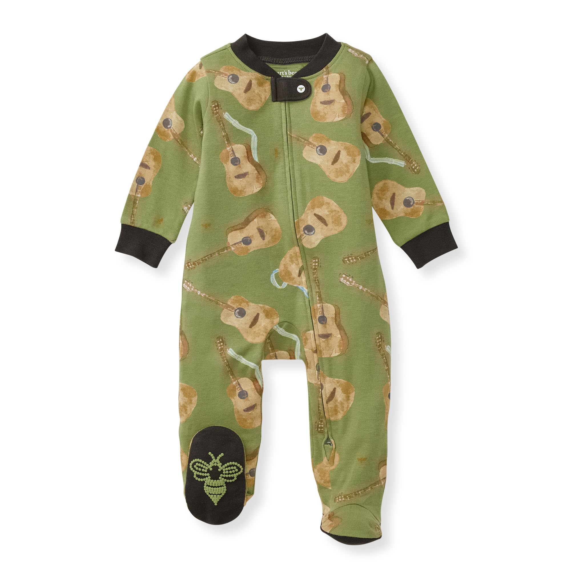 Burt's Bees Baby Organic Cotton Sleep and Play Footed Pajamas for Boys