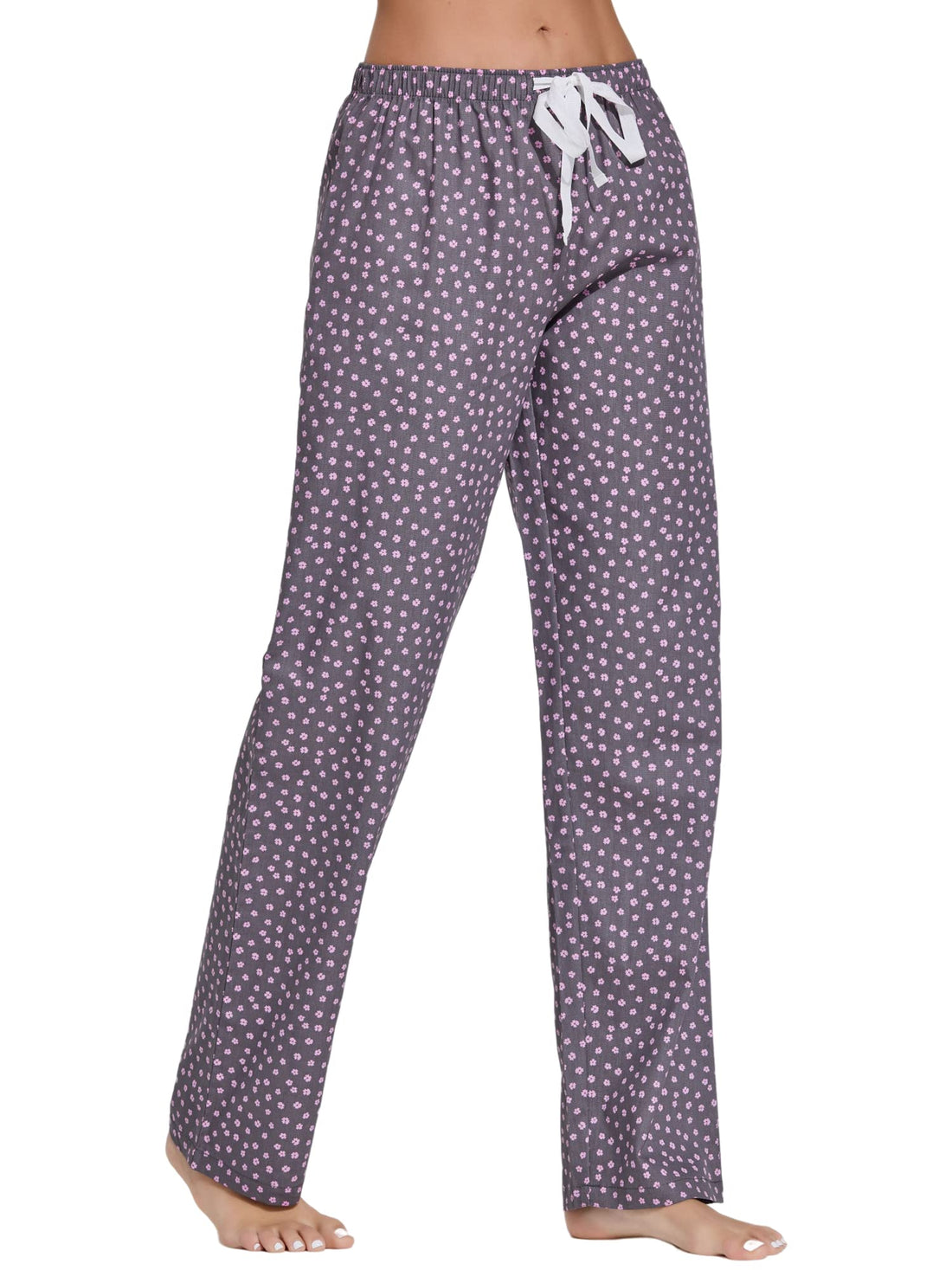 CYZ Women's 100% Cotton Woven Poplin Sleep Pajama Pants