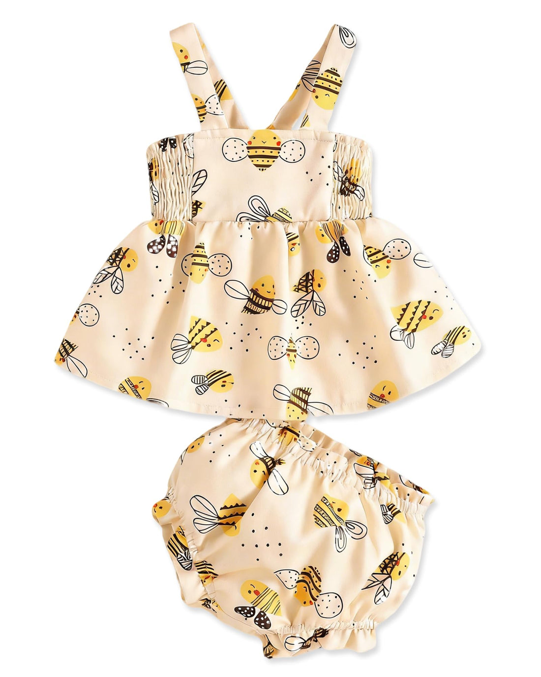 Newborn Baby Girl Clothes Summer Outfits Infant Ruffle Sleeveless Cute Bow Tank Tops 3 6 12 18 Months WEBE CLOTHING