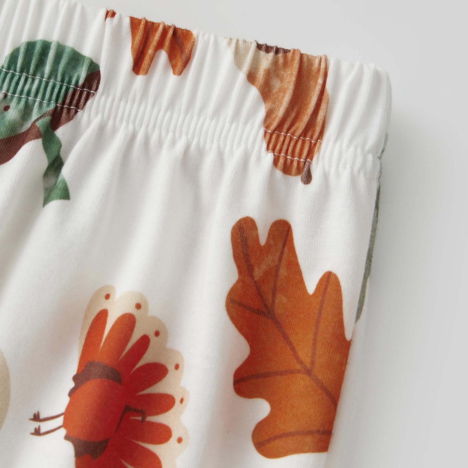 Family Pajamas Matching Sets - Cozy Fall Pjs Sets with Long Sleeve & Harvest Print Pants | Family Fall Clothes