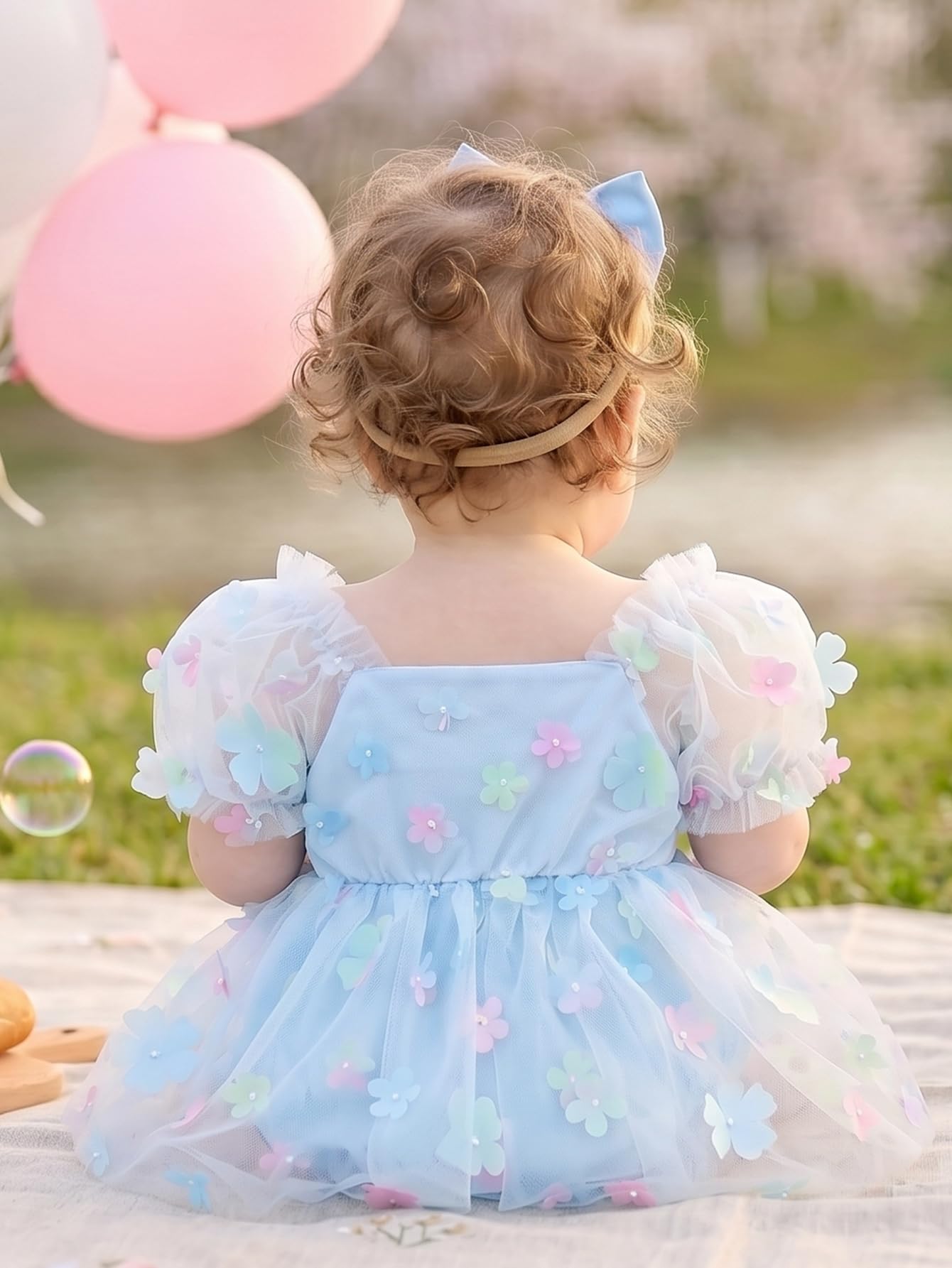 Baby Girl Summer Clothes Outfits Flutter Sleeve Denim Heart Romper One Piece Jumpsuit Bodysuit WEBE CLOTHING