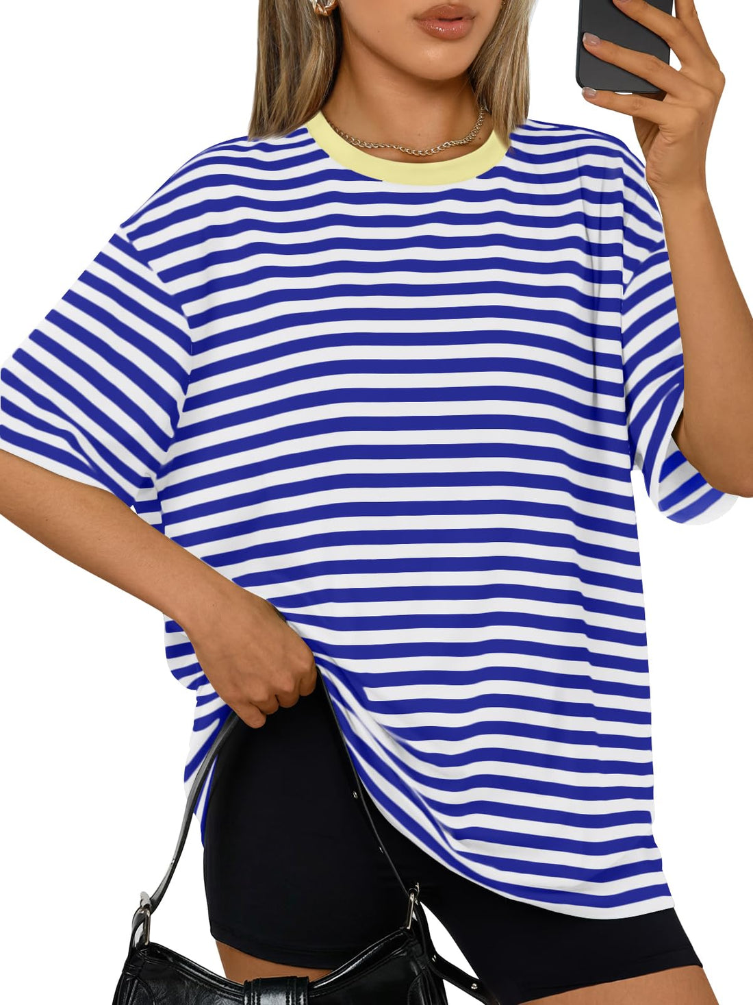 Trendy Queen Womens Oversized T-Shirts Short Sleeves Workout Tops | Casual Summer Gym Tees Plus Size Fashion Clothes 2026 WEBE CLOTHING