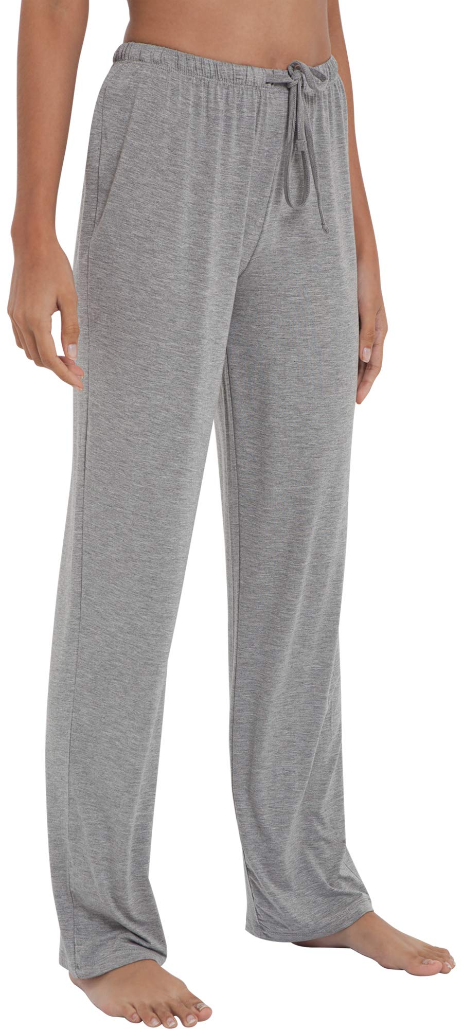 GYS Bamboo Viscose Women's Pajama Pants, Lightweight Comfy Casual Lounge Yoga Pants, Pj Bottoms Sleep Pants with Drawstring