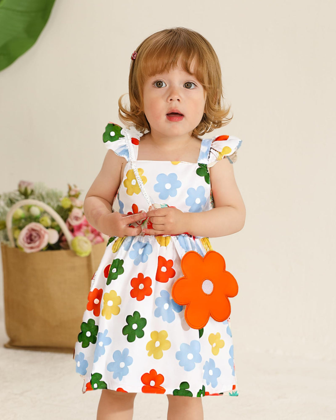 Mioglrie Baby Girl Clothes Newborn Dress Summer Toddler Girls' Clothing Casual Sundress with Cute Bag Infant Outfits WEBE CLOTHING