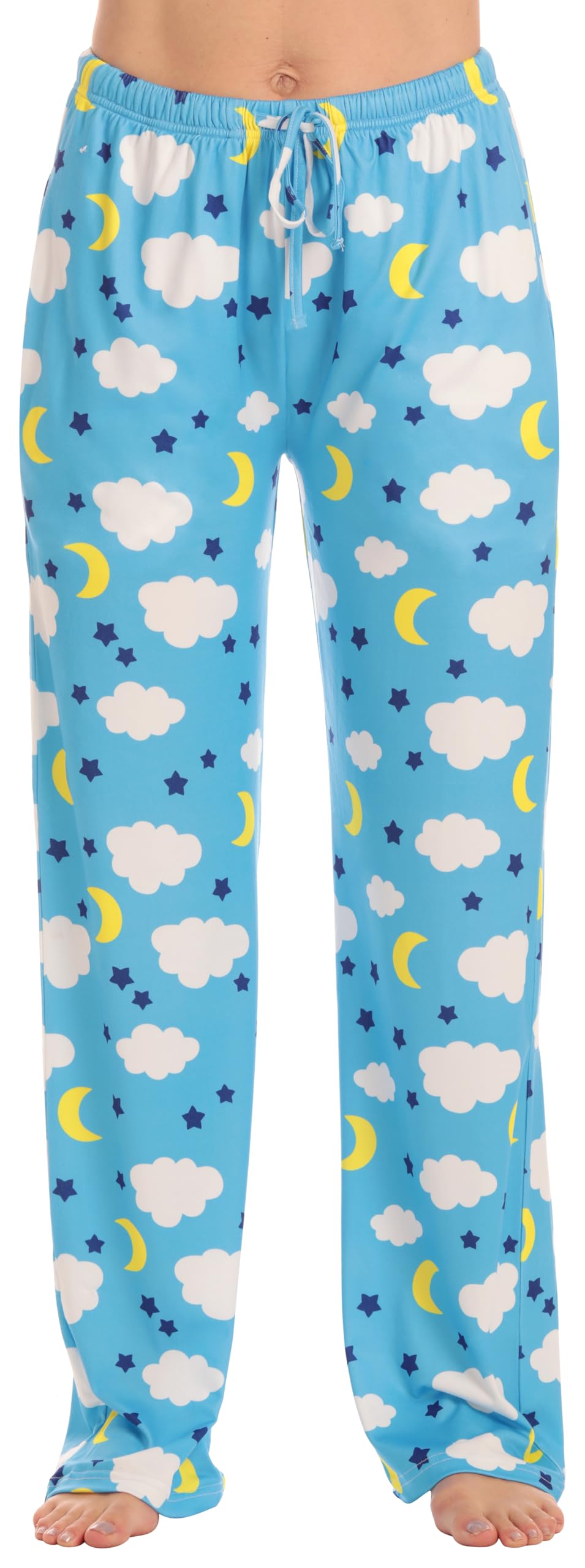 Just Love Women's Pajama Pants, Soft Stretch Jersey PJ Bottoms with Two Pockets, Elastic Waist and Drawstring