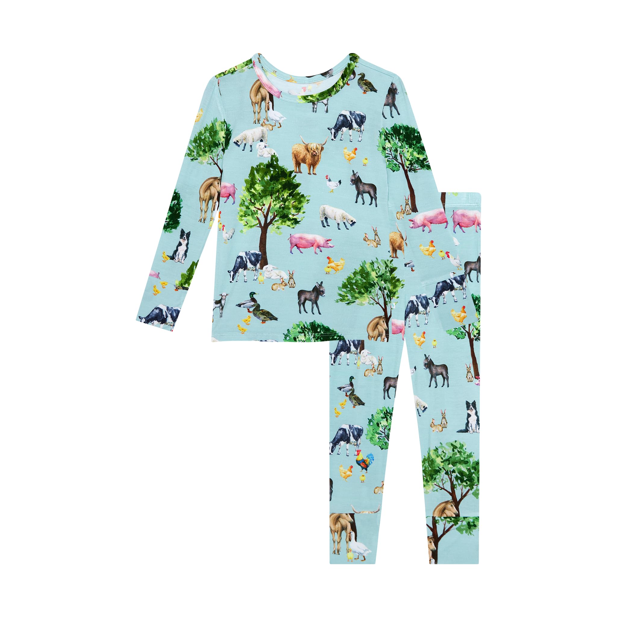 Posh Peanut Boys Pajamas - PJs for Kids Made of Soft Viscose from Bamboo, Long Sleeve Toddler PJs & Matching Boys Pajama Sets WEBE CLOTHING