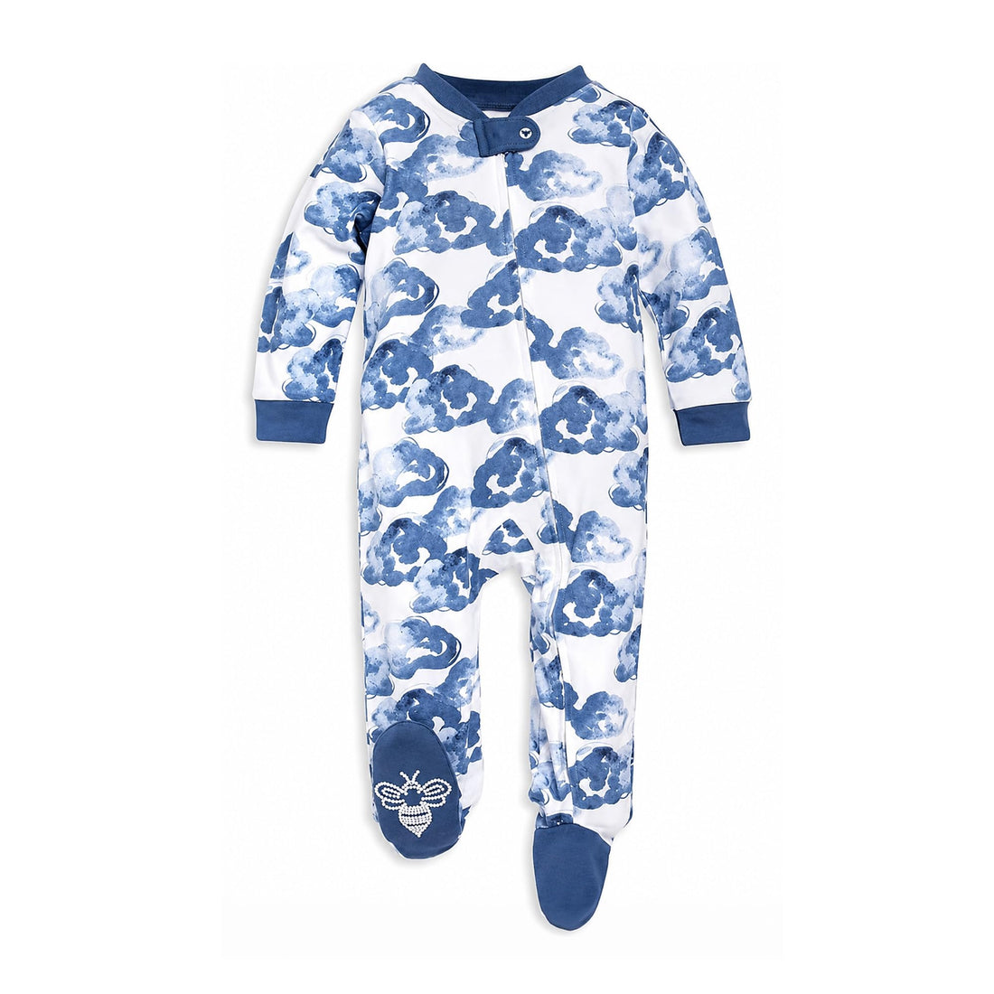 Burt's Bees Baby Organic Cotton Sleep and Play Footed Pajamas for Boys