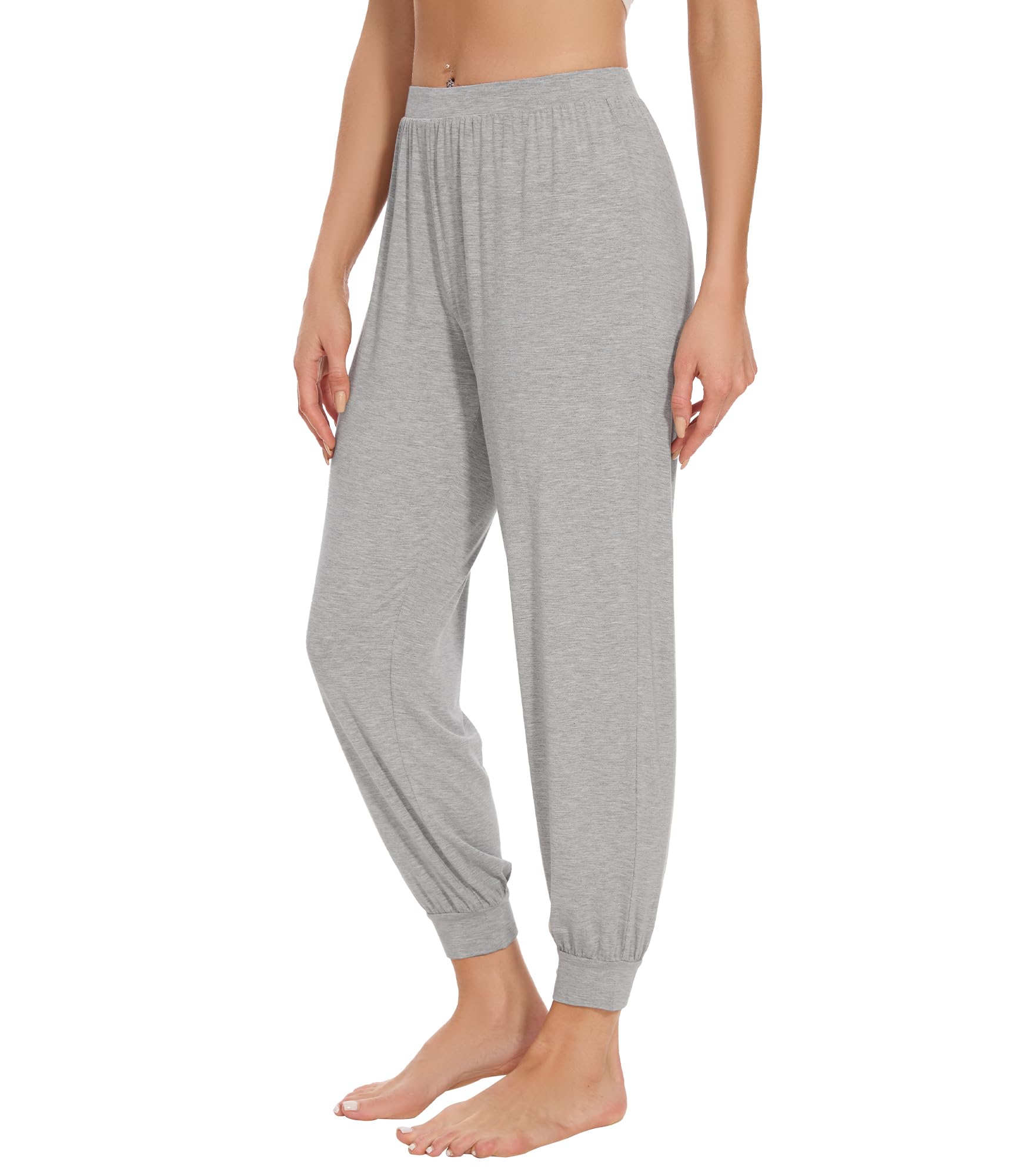 WiWi Women's Viscose from Bamboo Joggers Super Soft Pajama Pants Yoga Bottoms Cooling Lounge Sweatpants S-XXL