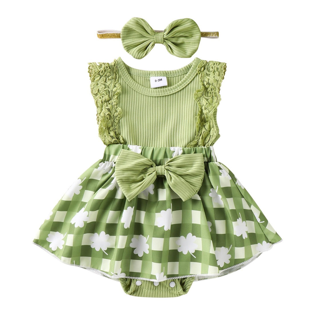 Baby Girl Clothes Newborn Romper Dress Infant Lace Ruffle Sleeveless Summer Outfits with Headband 0-12 Months WEBE CLOTHING