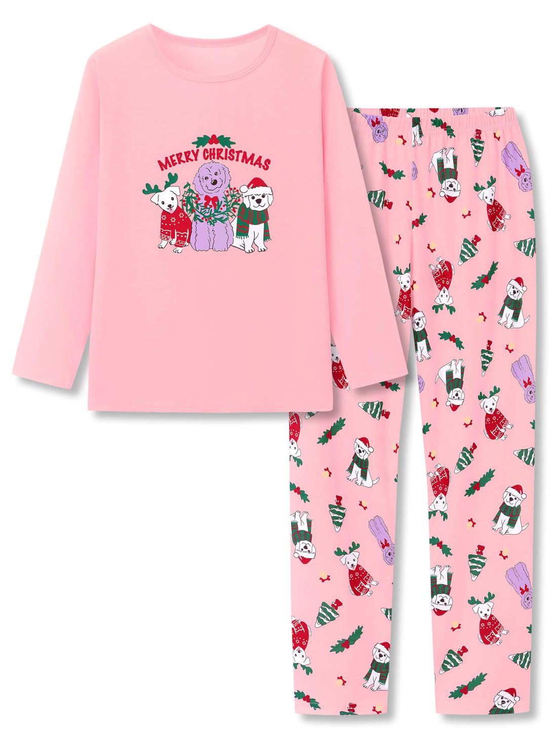 Tebbis Trendy Tie Dye Spiral Pajamas for Girls 2-Piece Soft Long Sleeve & Pants PJ Set Jammies Size 6-18