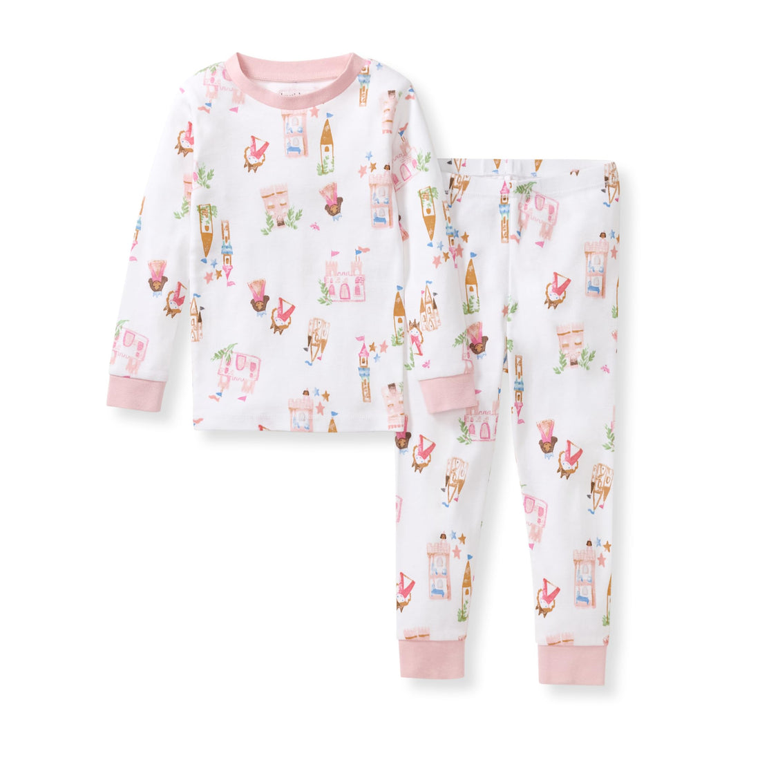 Burt's Bees Baby Organic Cotton Pajamas for Girls,100% Cotton Pajama Set