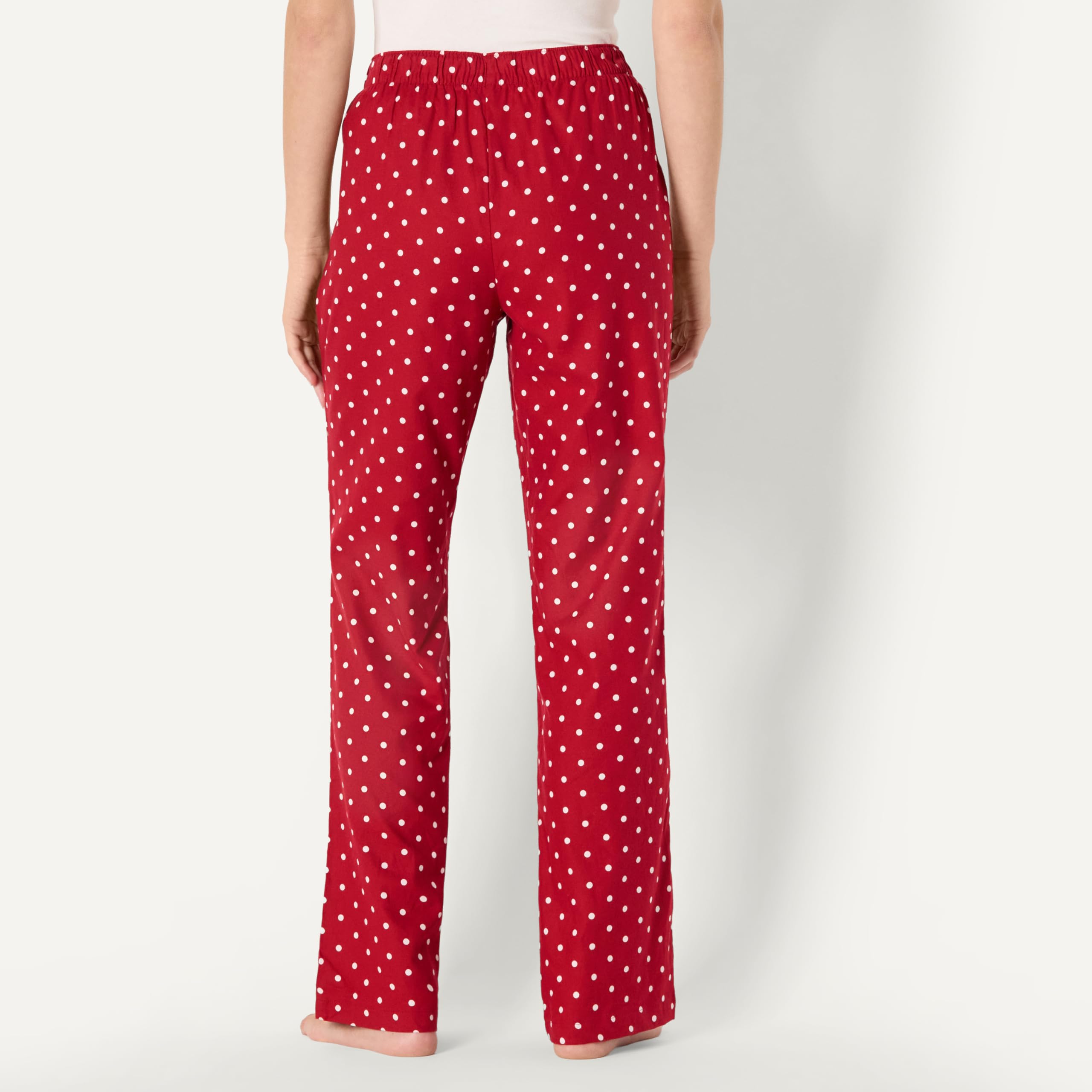 Amazon Essentials Women's Relaxed-Fit Brushed Flannel Pajama Sleep Pant with Drawstring
