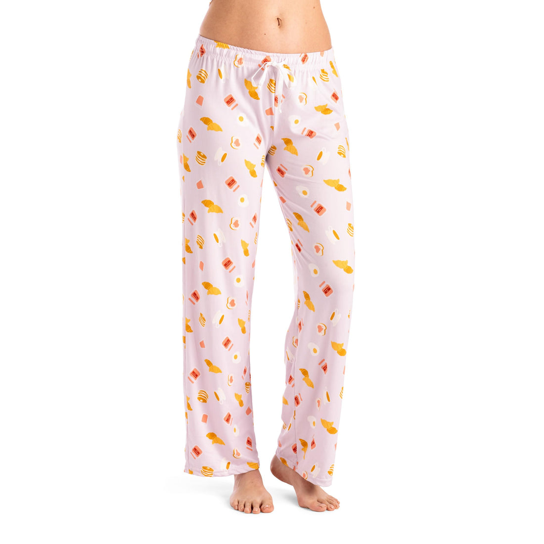 Hello Mello Signature Lounge Pants Womens Soft Pajama Bottoms Elastic Waistband Drawstring Tie