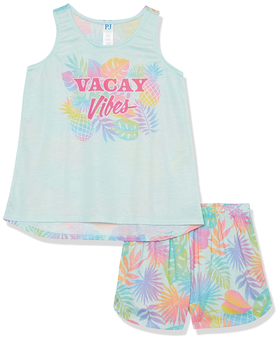 The Children's Place girls Sleeveless Tank Top and Short 2 Piece Pajama Set
