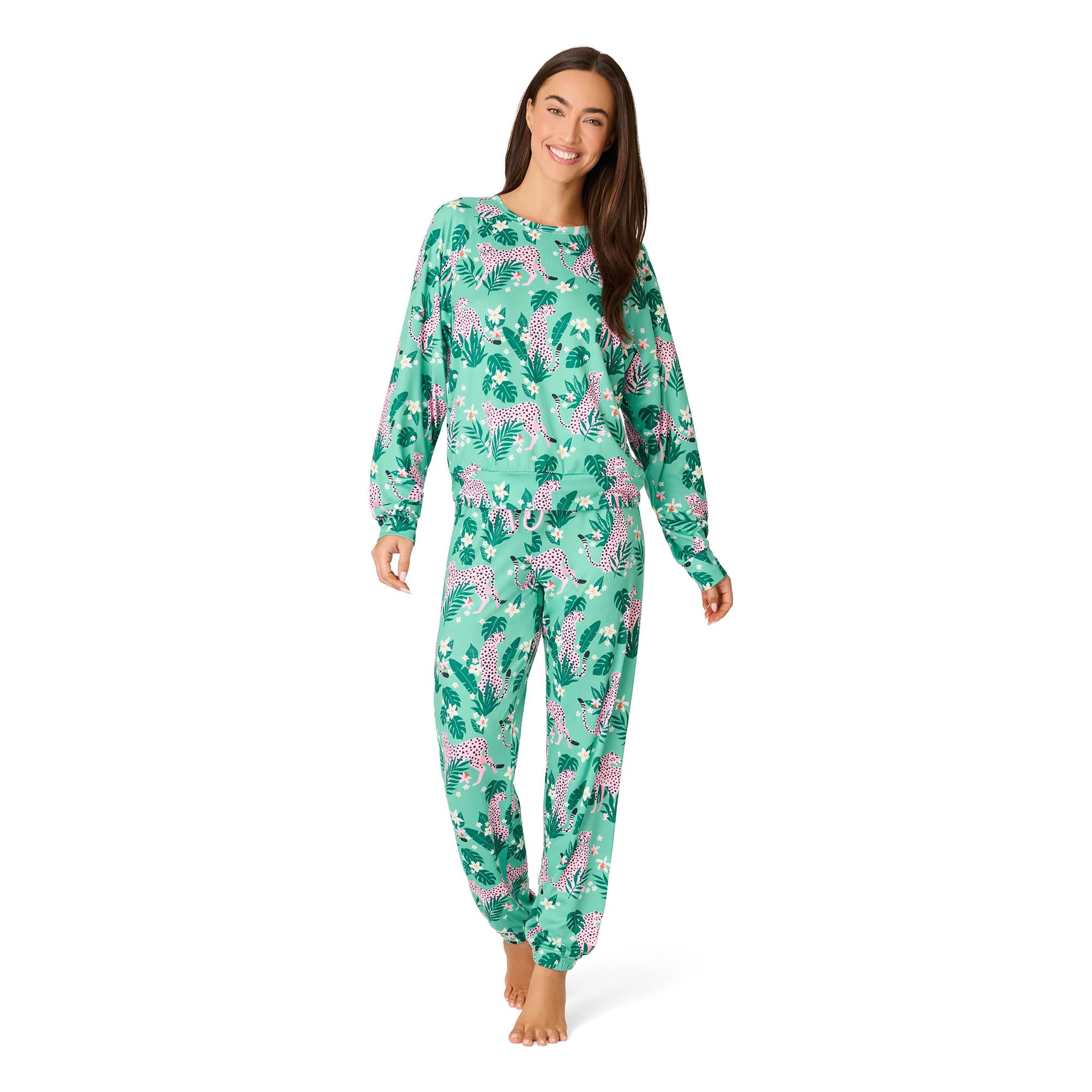PJ Salvage Women's [Amazon Exclusive] Cloud Jersey Jogger Pajama 2-piece Pj Set