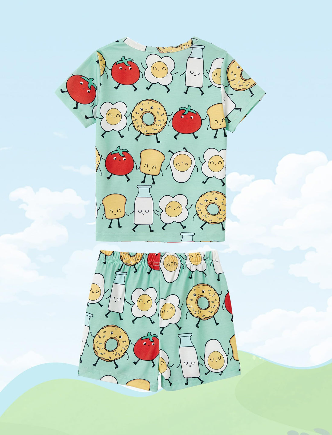 PATPAT Family Matching Short Sleeve Pajama Sets - Perfect for Family Photos & Holiday Celebrations WEBE CLOTHING